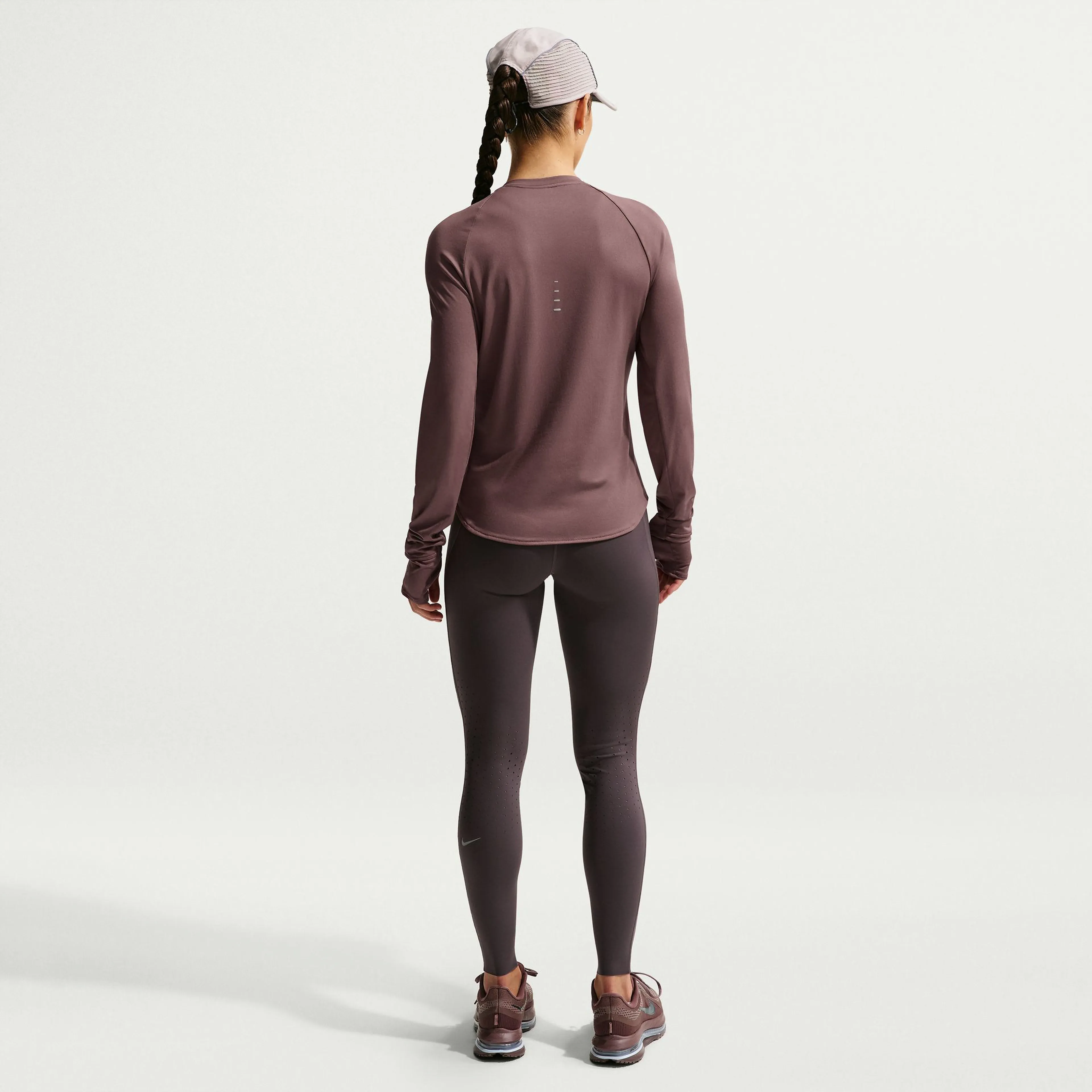 Swift Women's Dri-FIT UV Long-Sleeve Crew-Neck Running Top