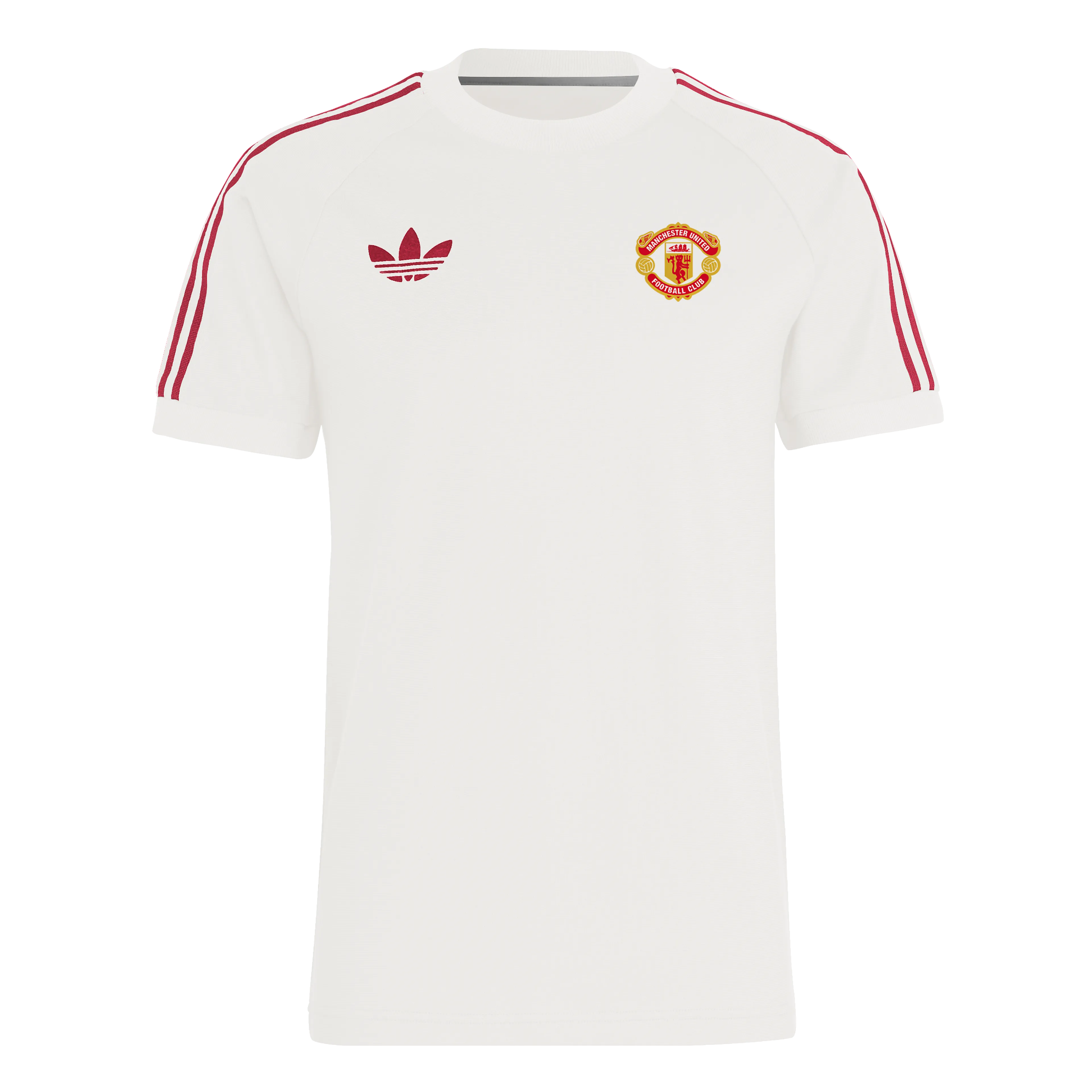 Manchester United Originals Adicolor Classics 3-Stripes T-skjorte