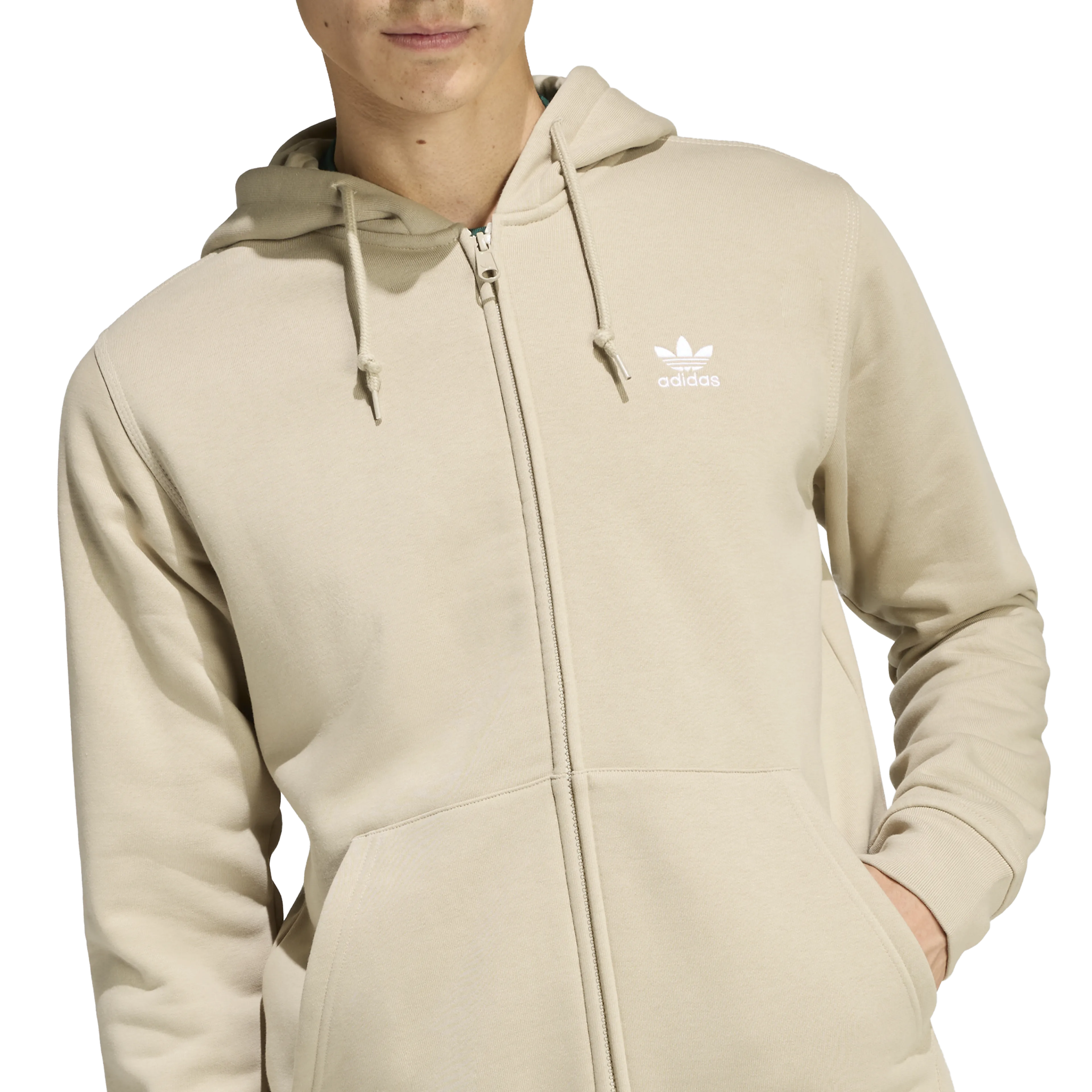 Trefoil Essentials Full-Zip Hoodie
