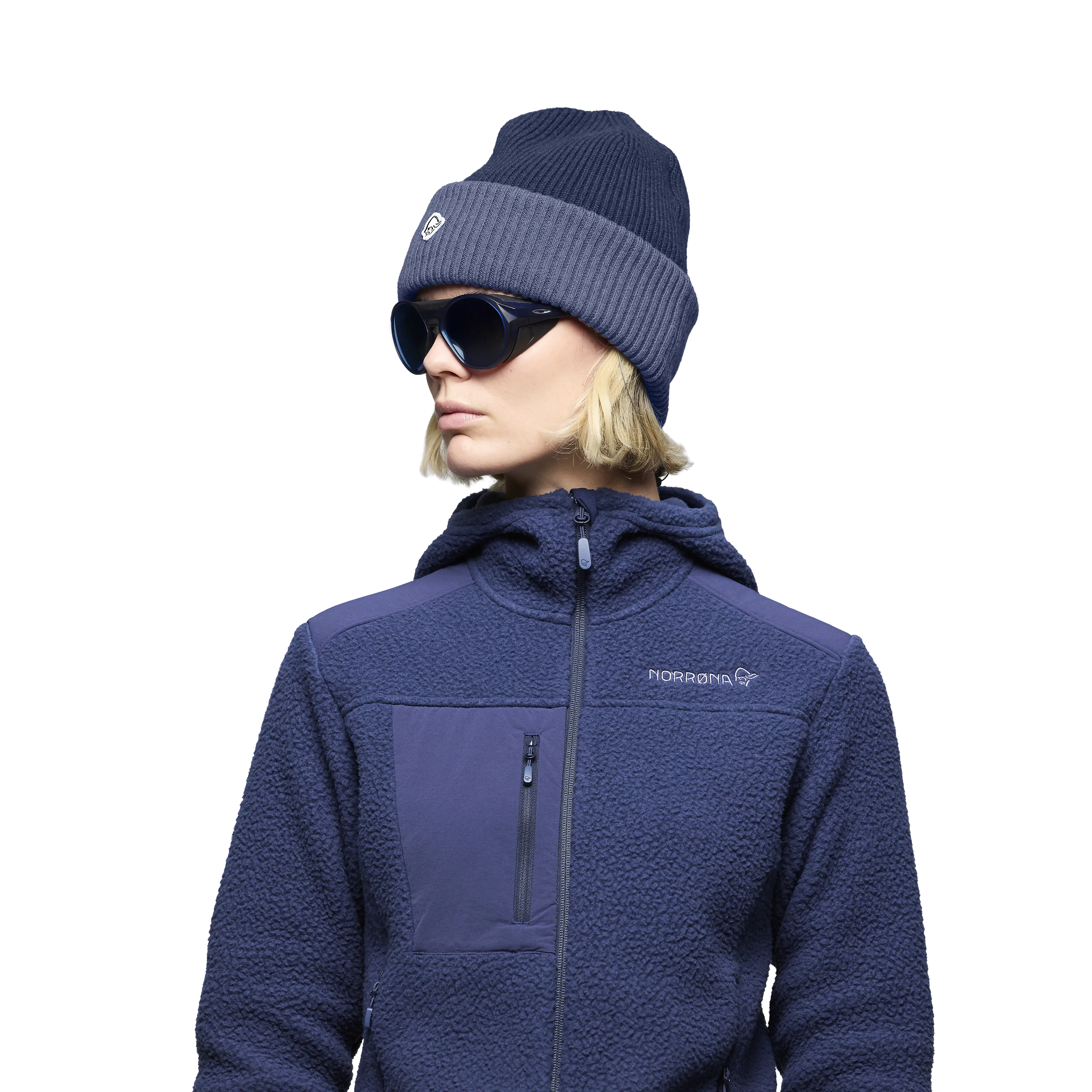 /29 heavy merinoUll contrast Beanie