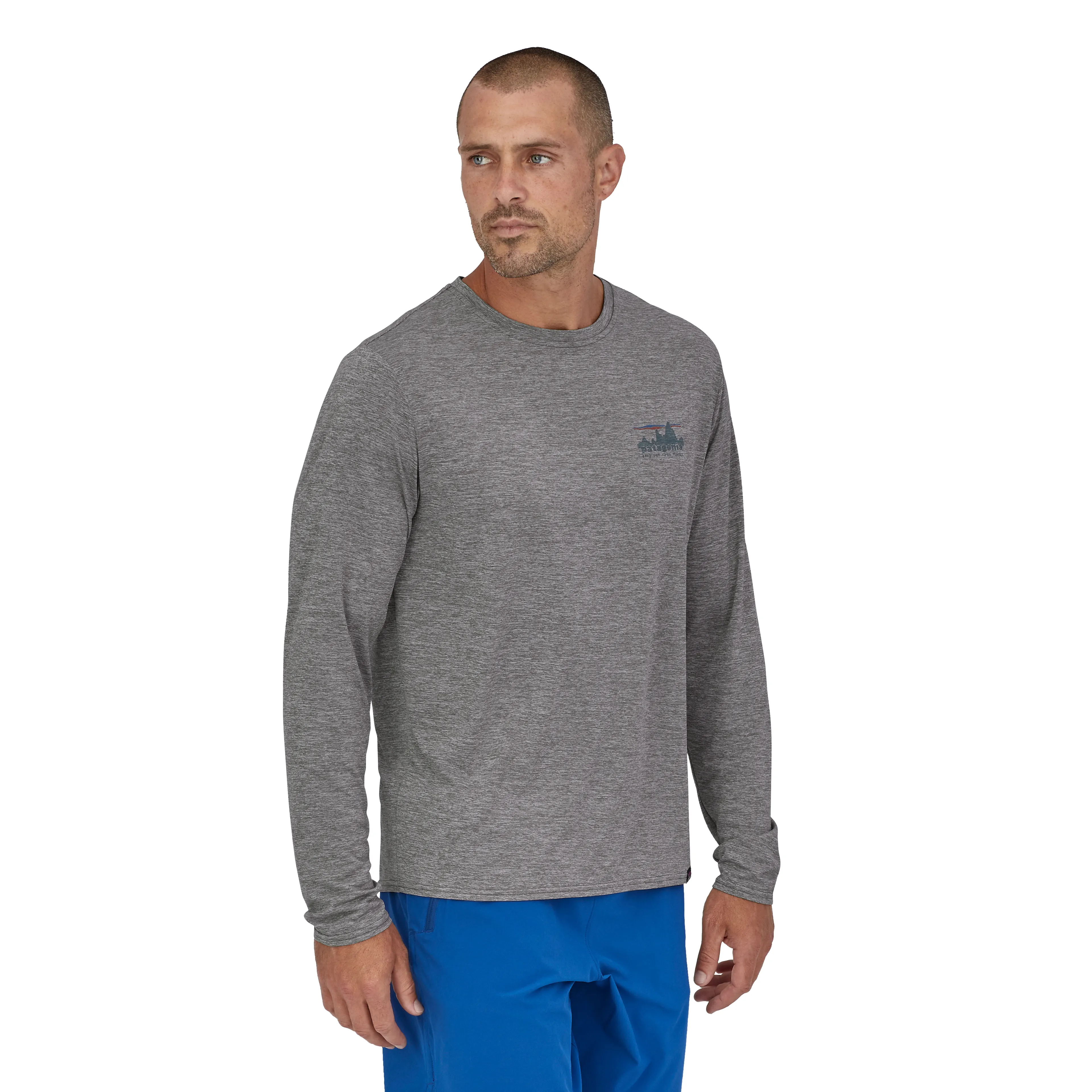 M's L/S Cap Cool Daily Graphic Shirt