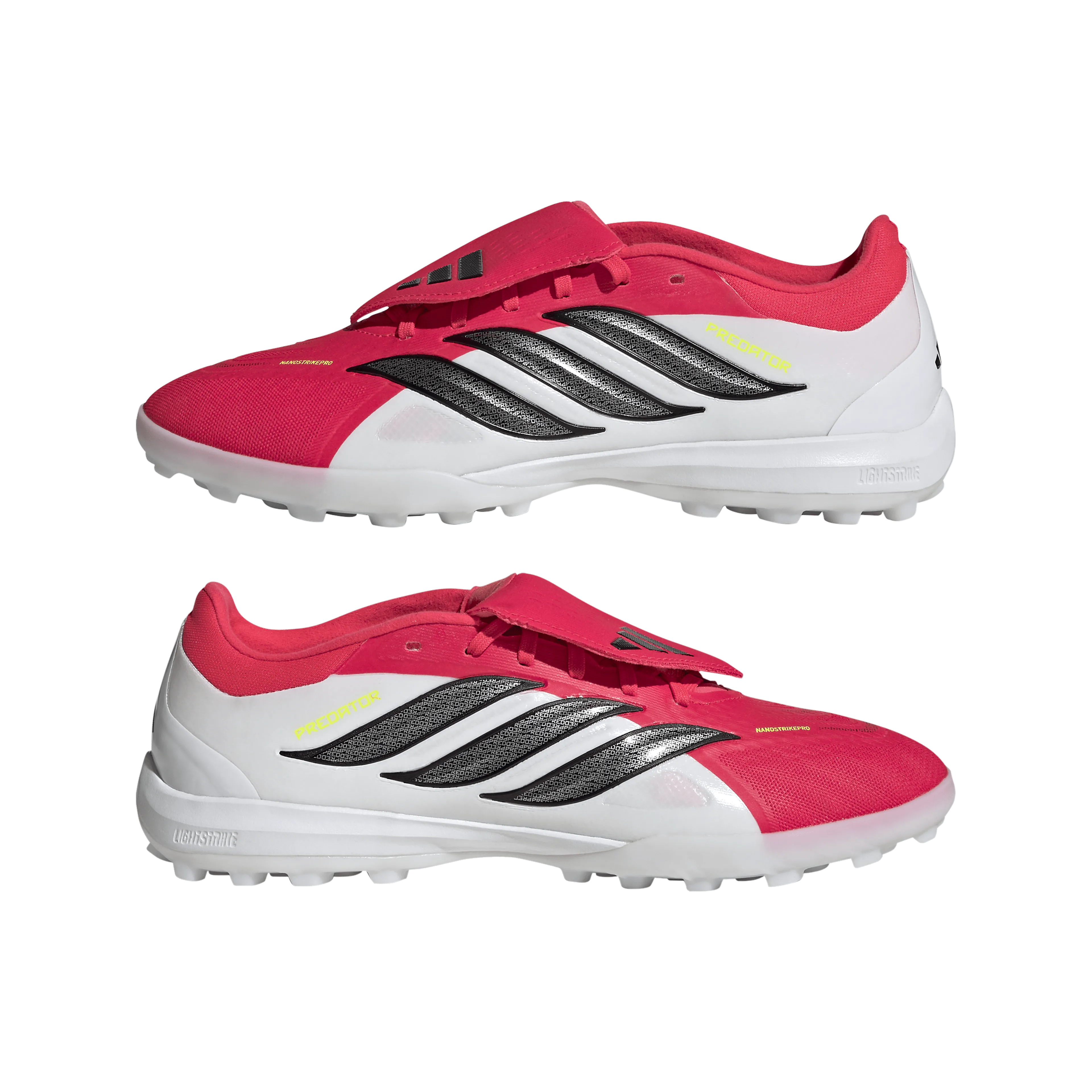 PREDATOR PRO Fold-Over Tongue Turf Fotballsko Grus/Kunstgress 