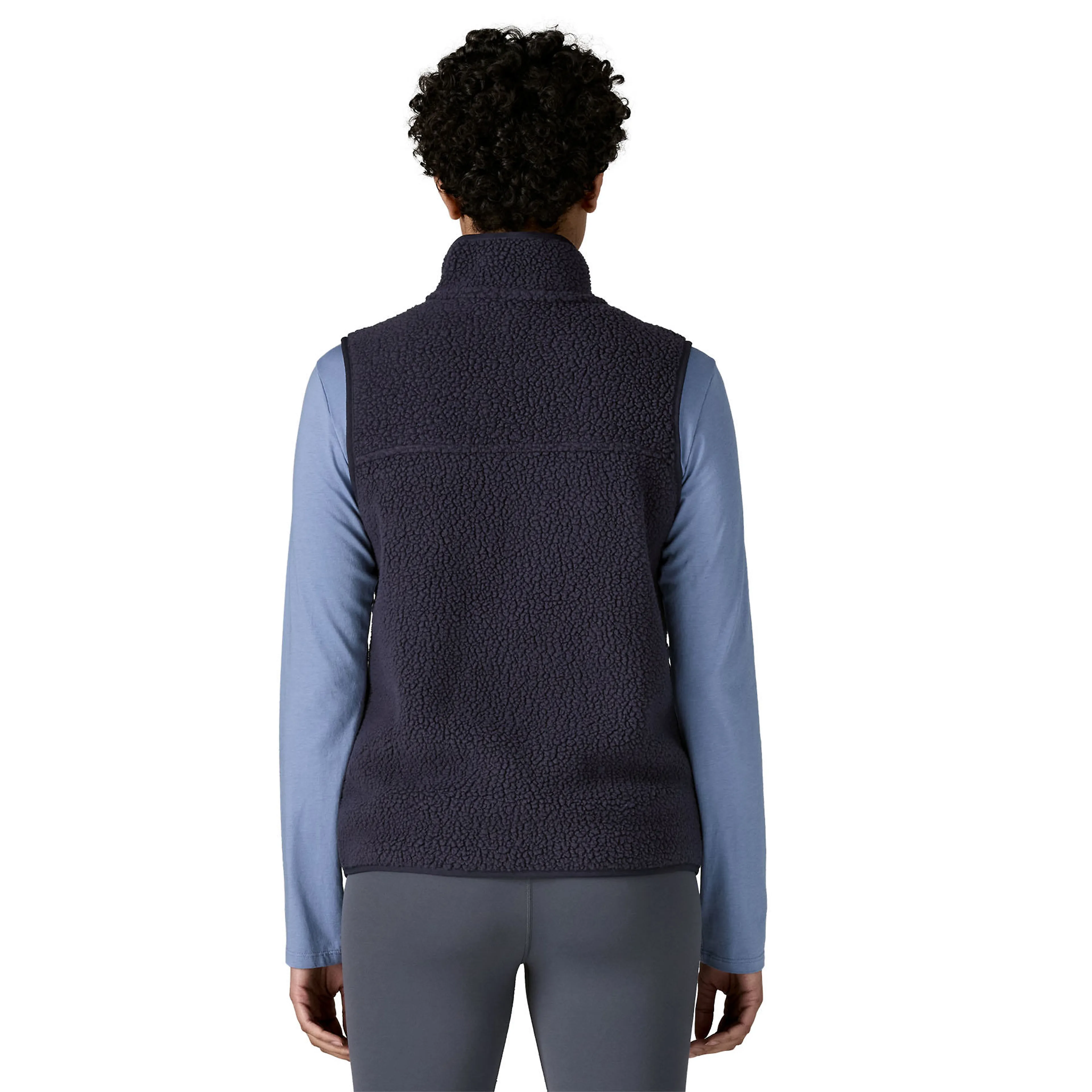 Retro Fleece Vest Dame