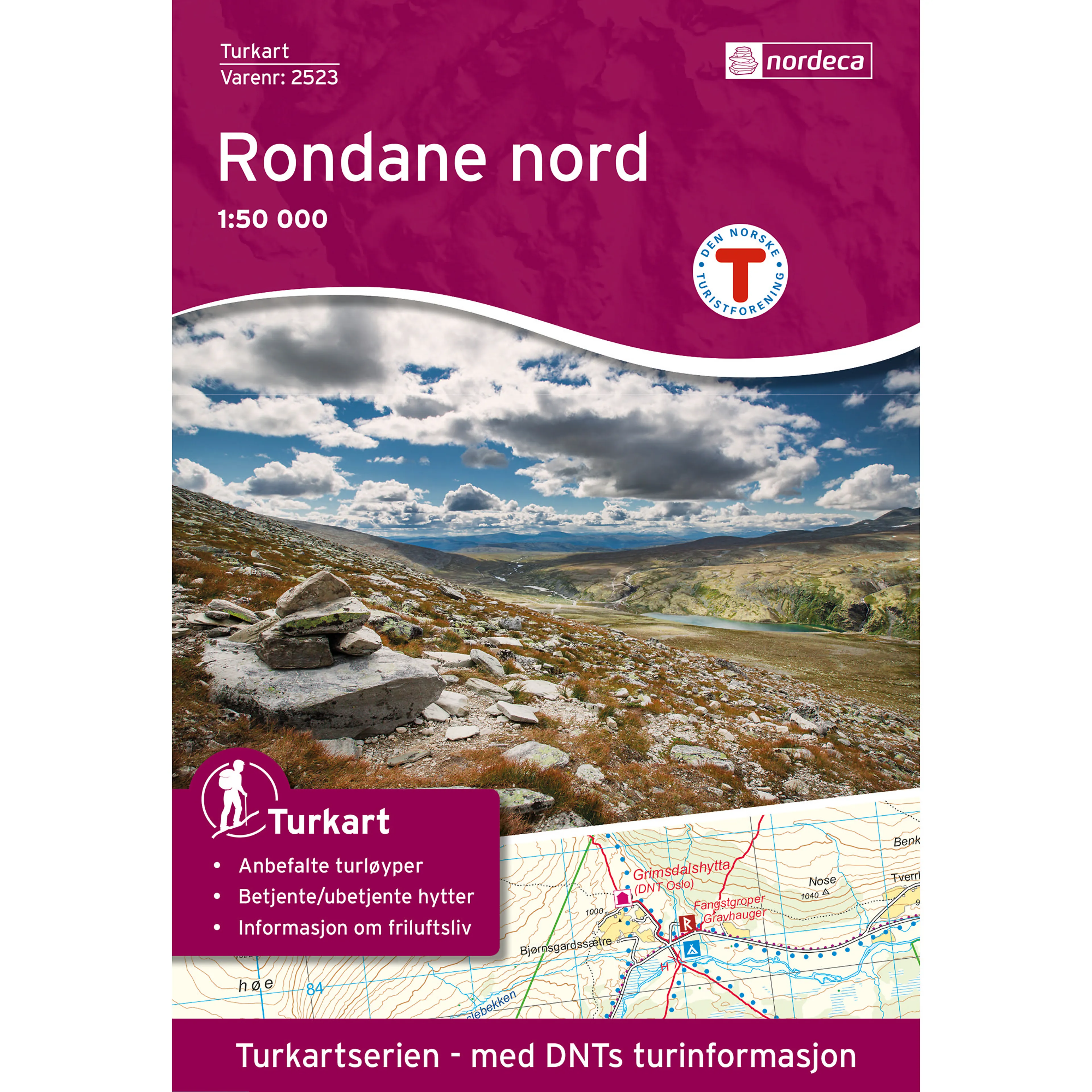 Rondane Nord 1:50 000