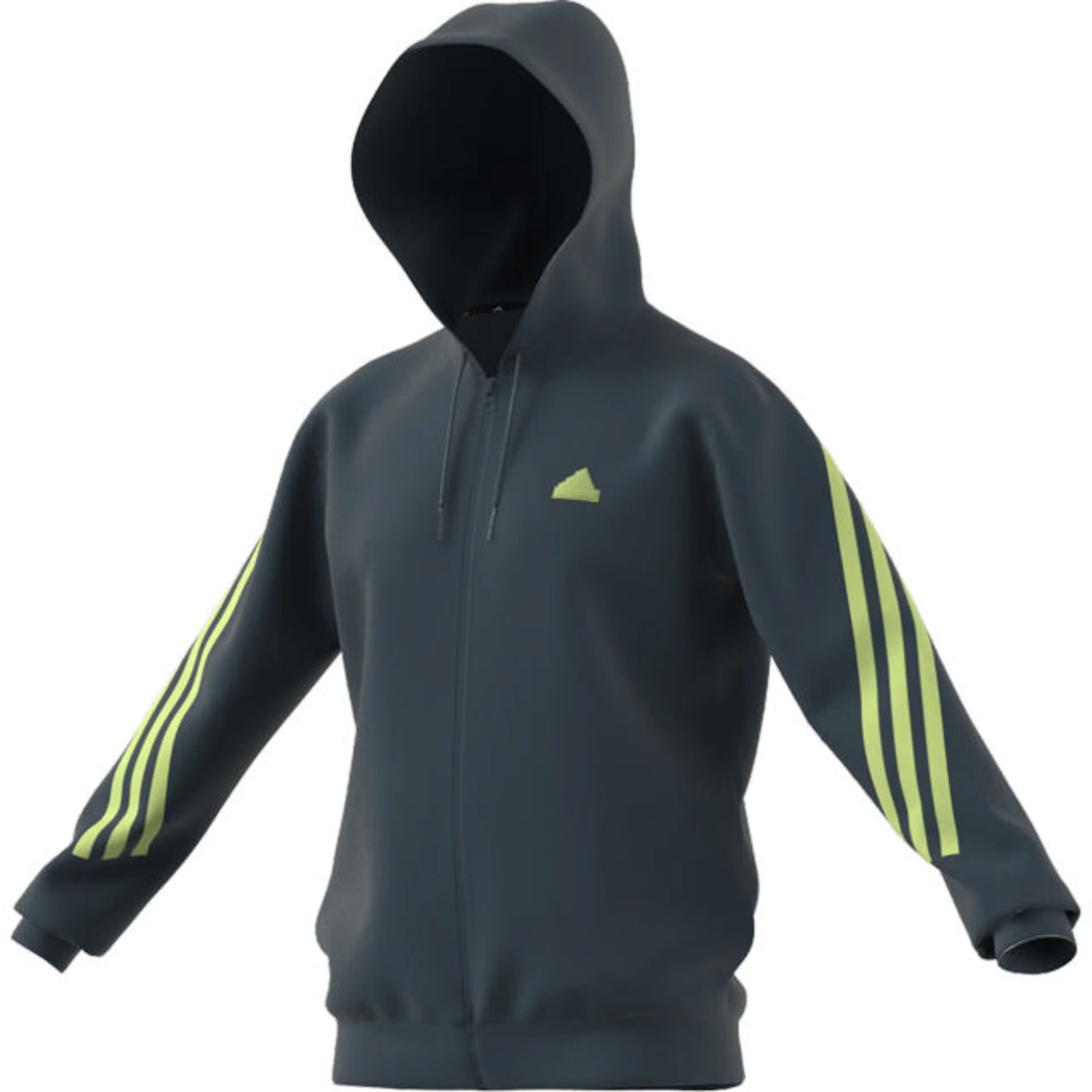Future Icons 3-Stripes Full-Zip hettejakke herre