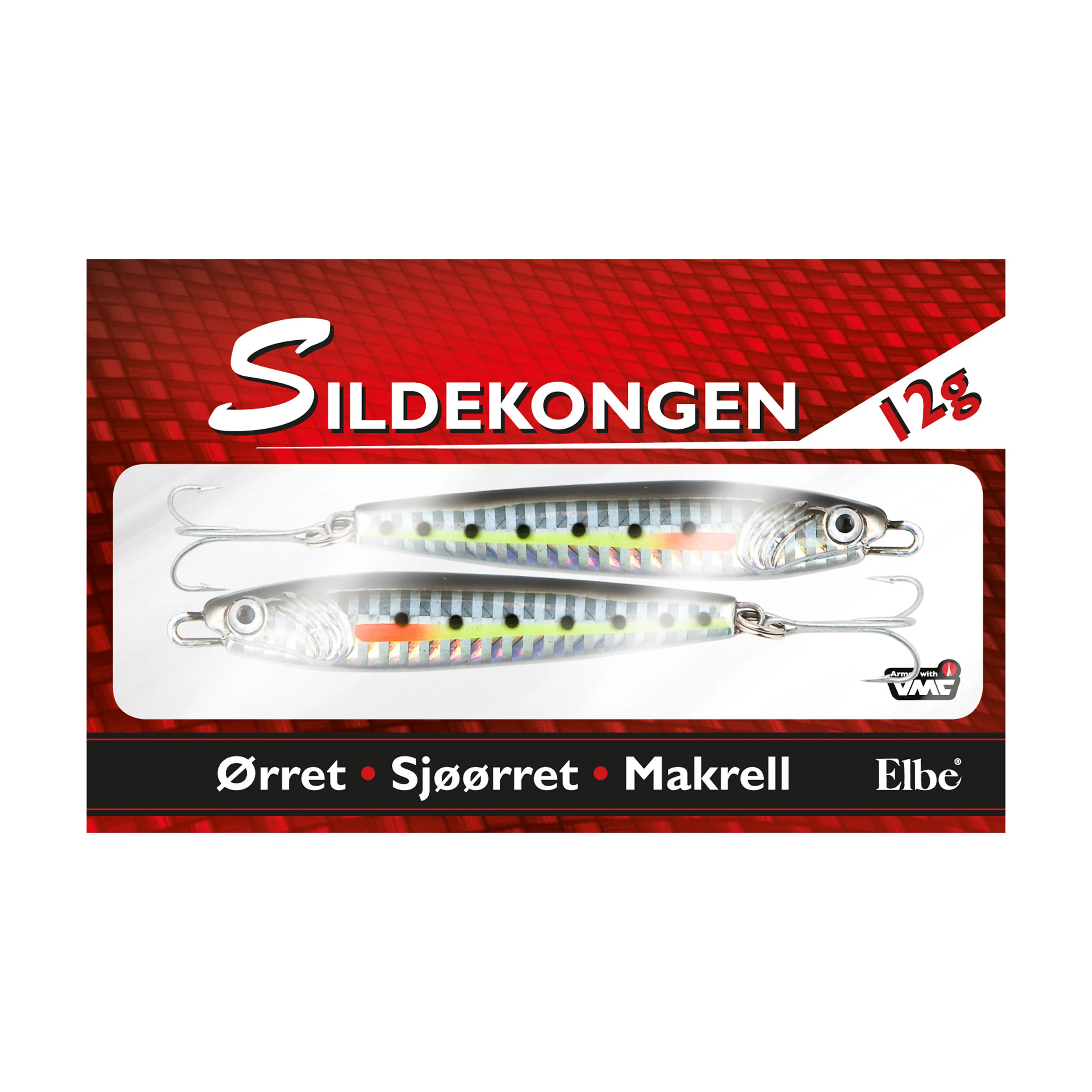 SILDEKONGEN 18G SORT/SØLV