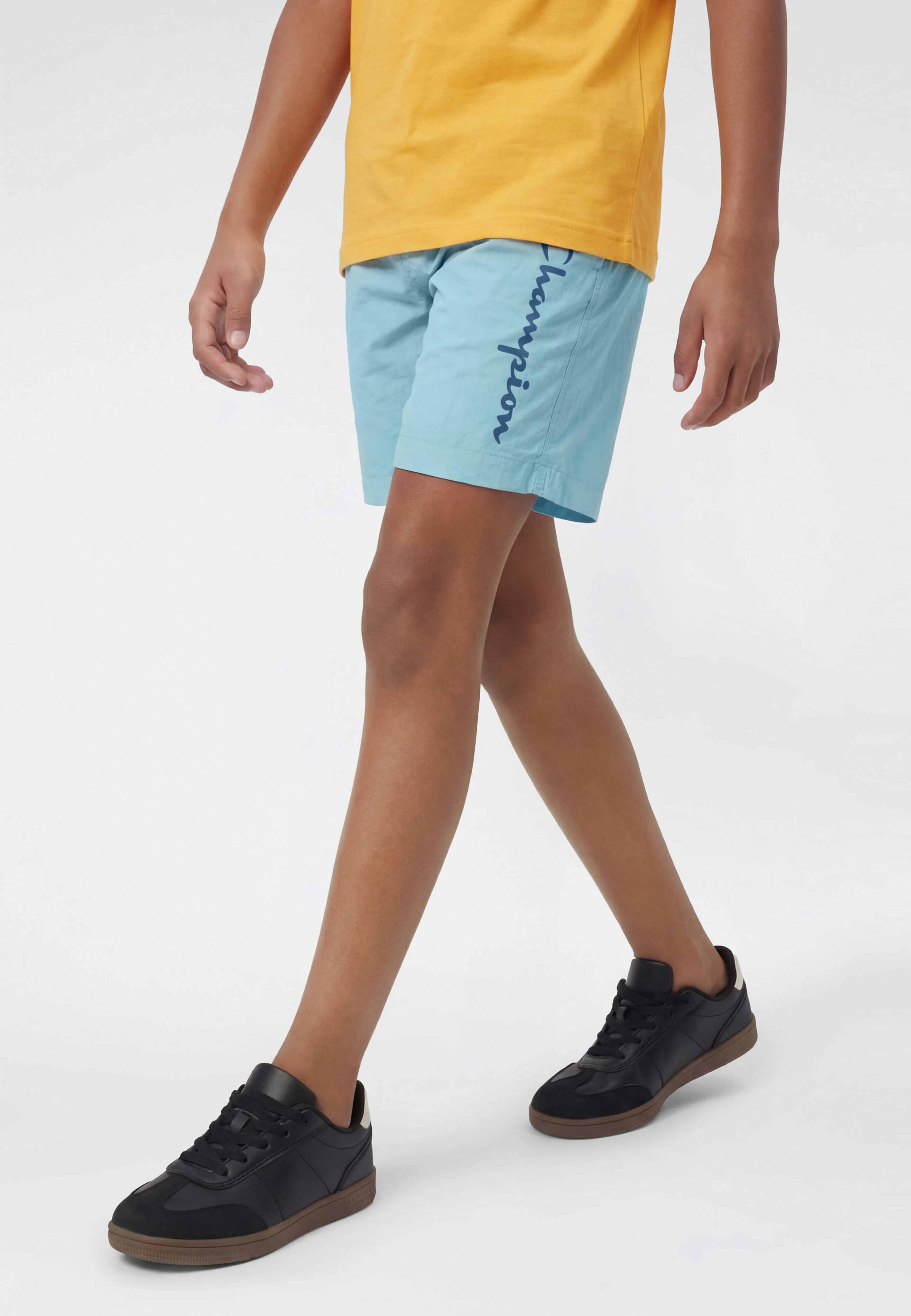 Boys' beach shorts with big Logo