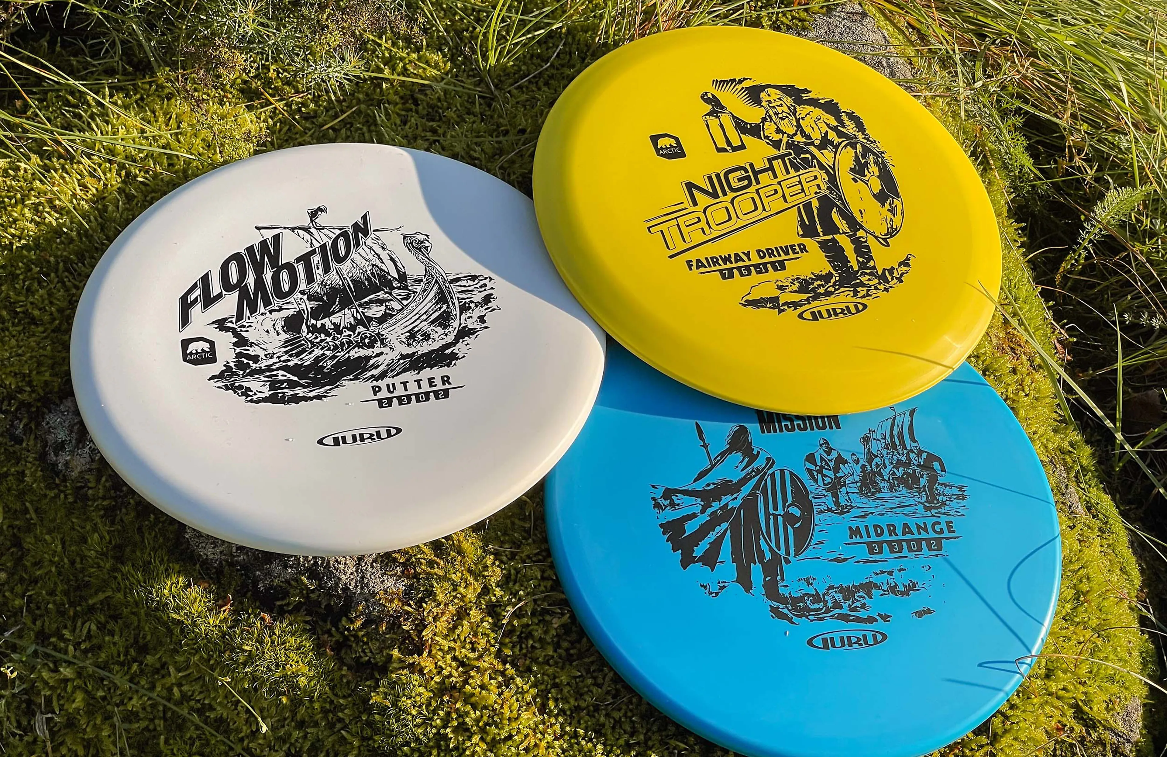 Disc Golf Starter Set Basic 3 pack frisbeegolf