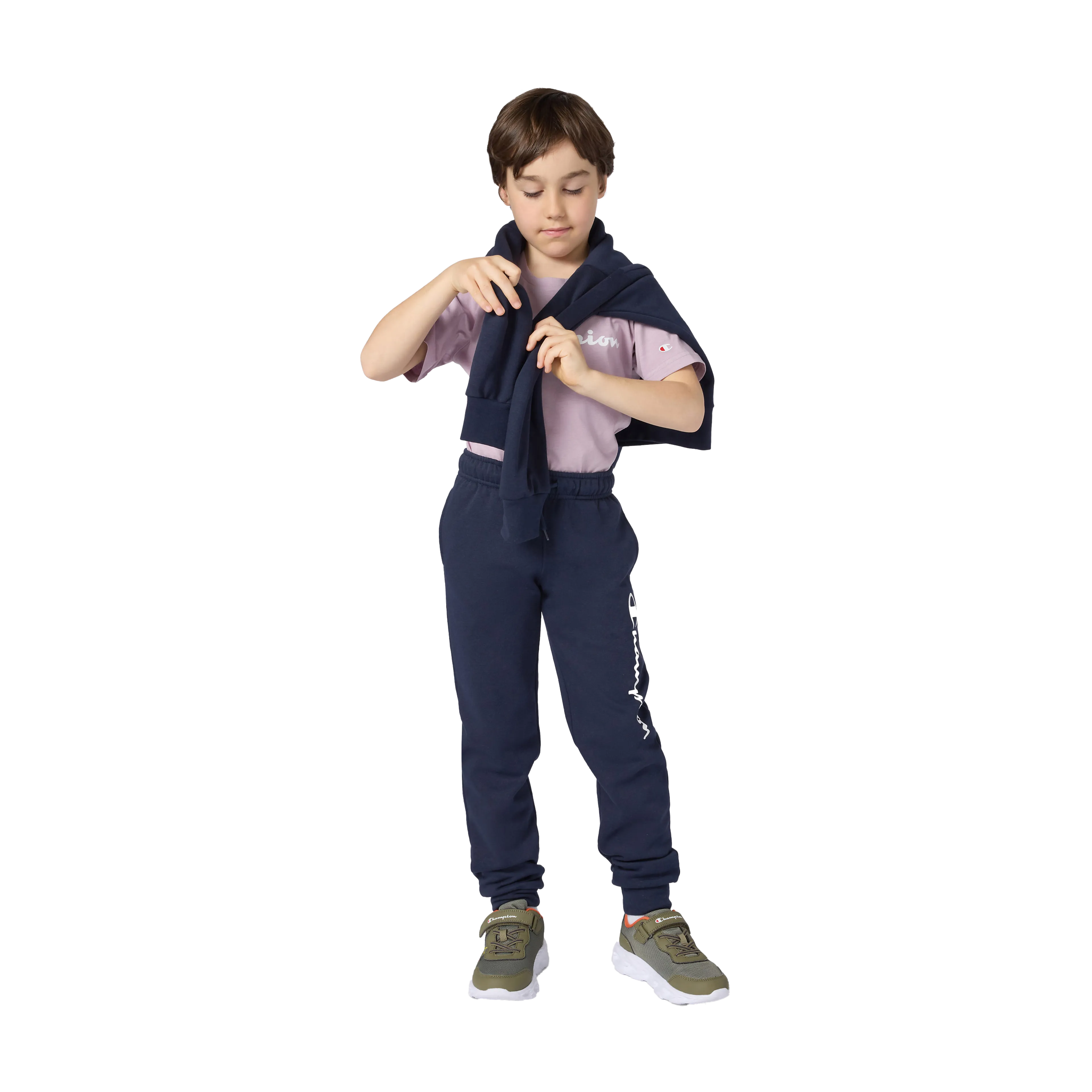 Rib Cuff Pants print junior