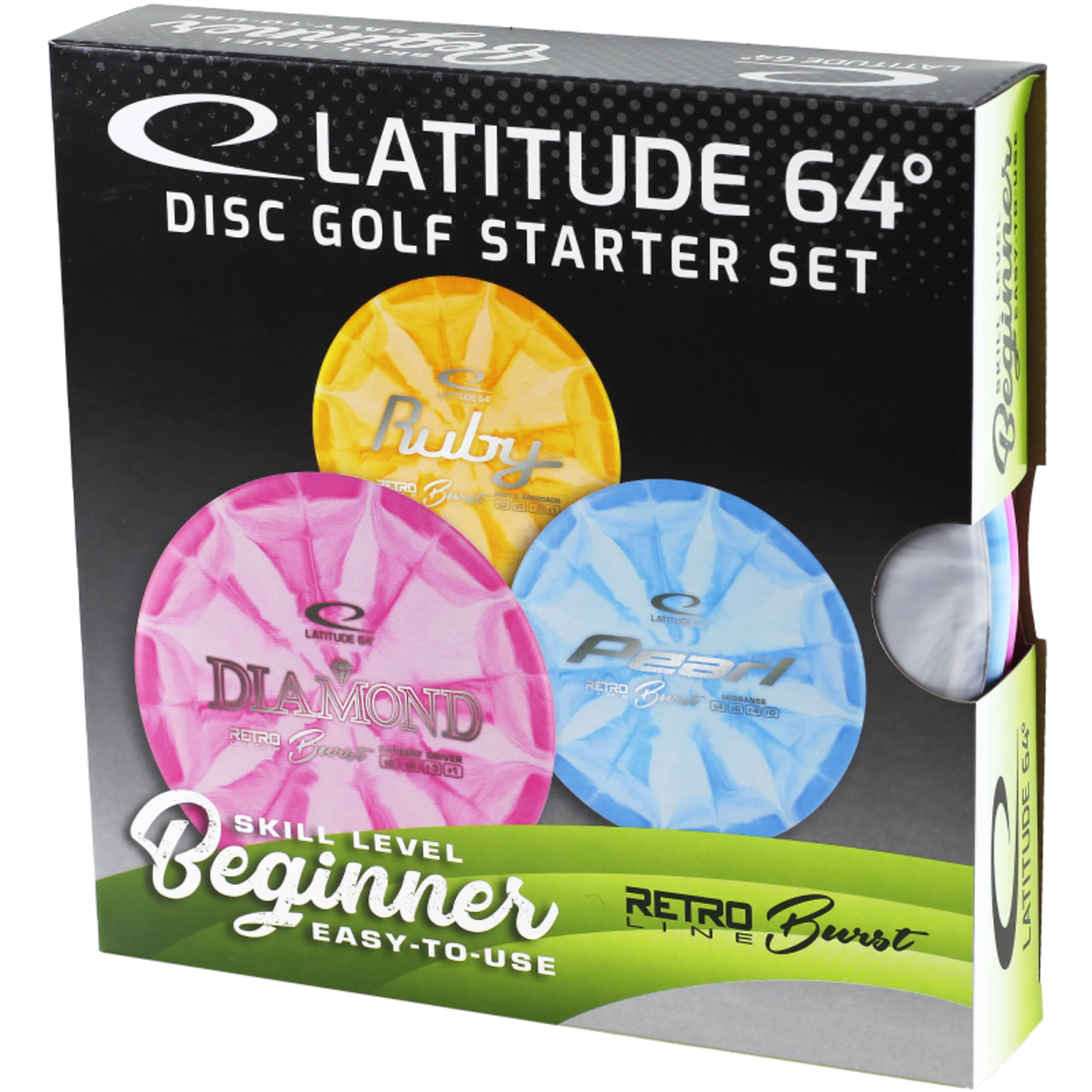 Retro Burst Beginner Disc Golf starter sett Retro Burst Beginner Disc Golf starter sett
