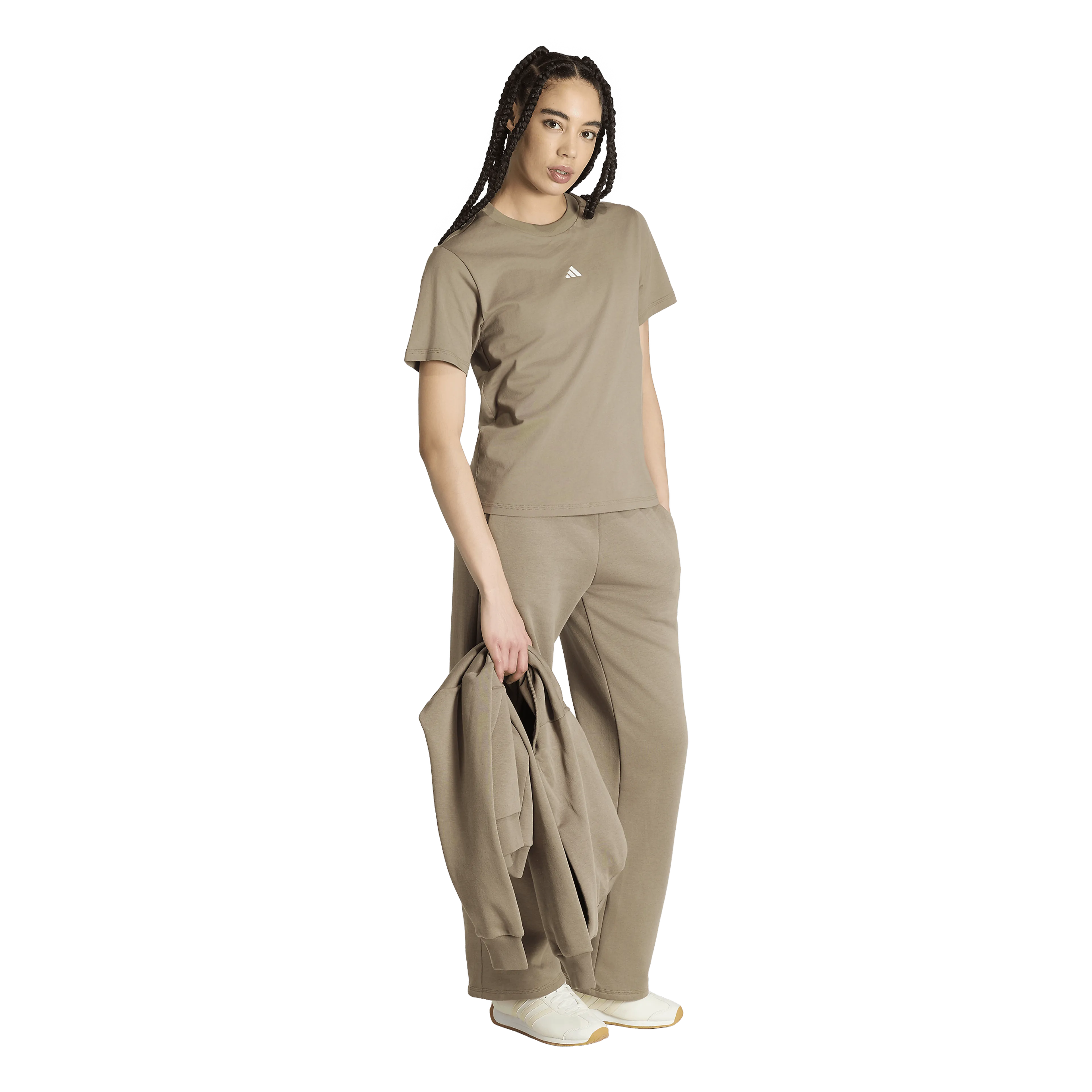 Essentials Small Logo Feel Cozy Open-Hem Joggebukse Dame