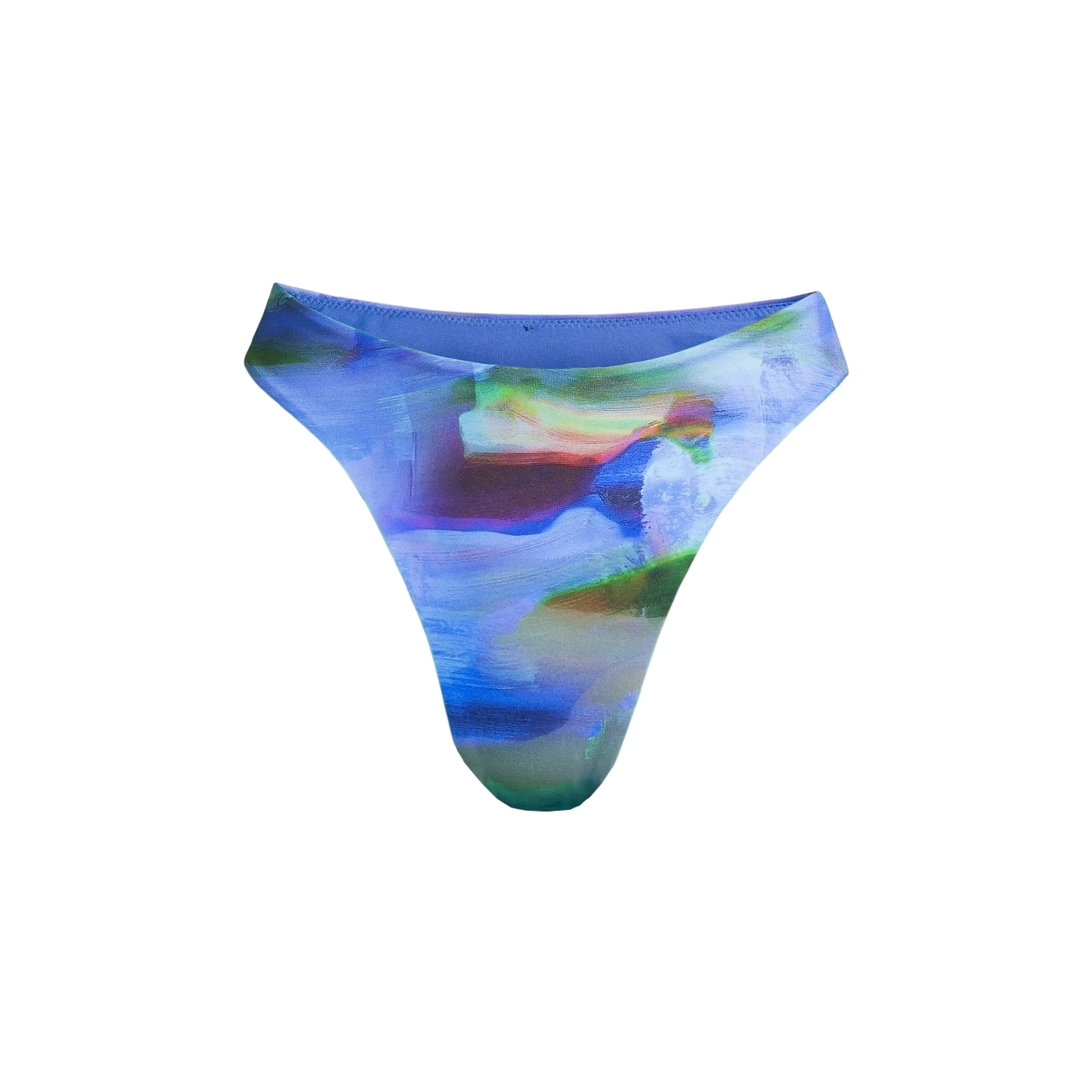 High Waist Brazilian Printed bikinitruse dame