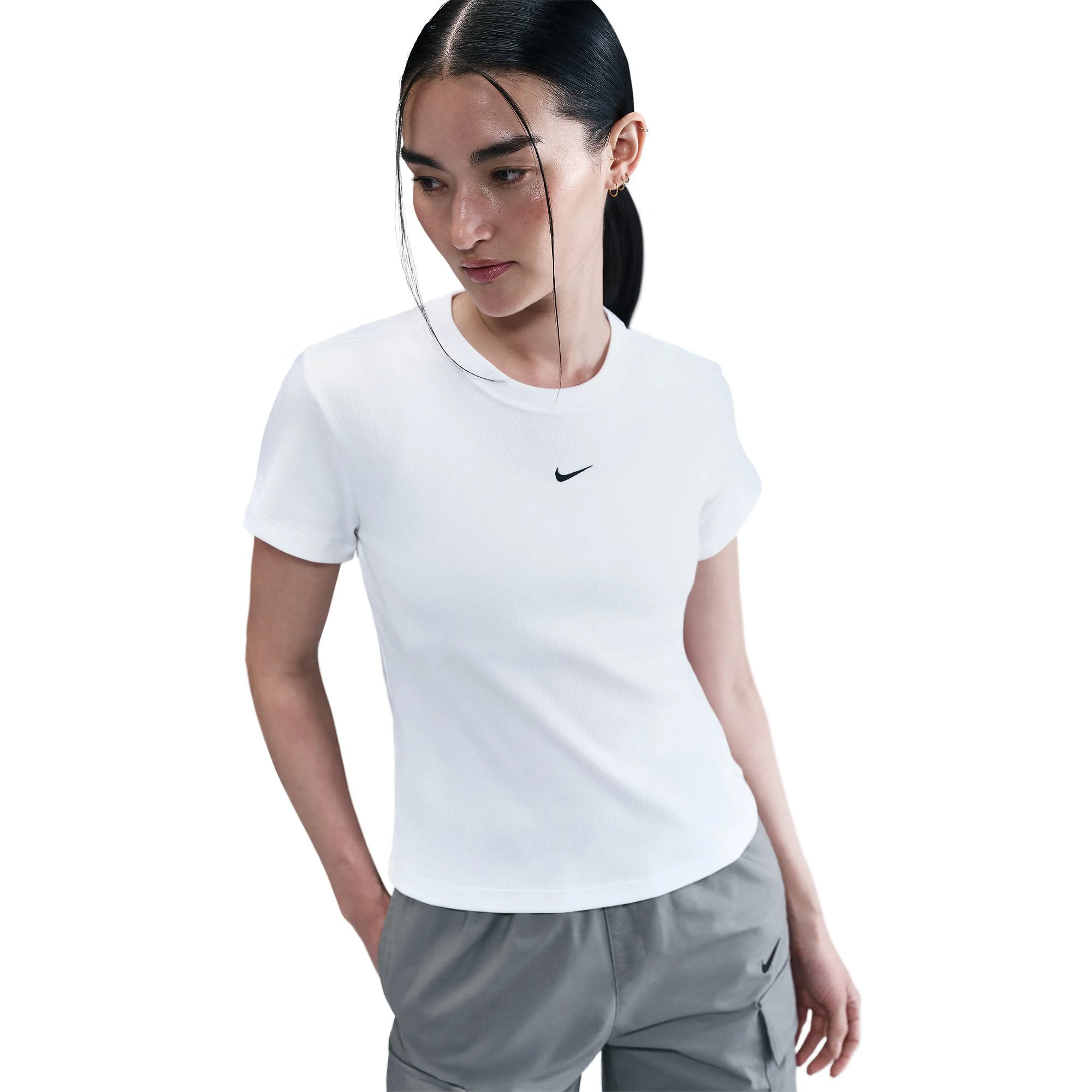 Sportswear Women's Tight Ribbed Short-Sleeve T-Shirt