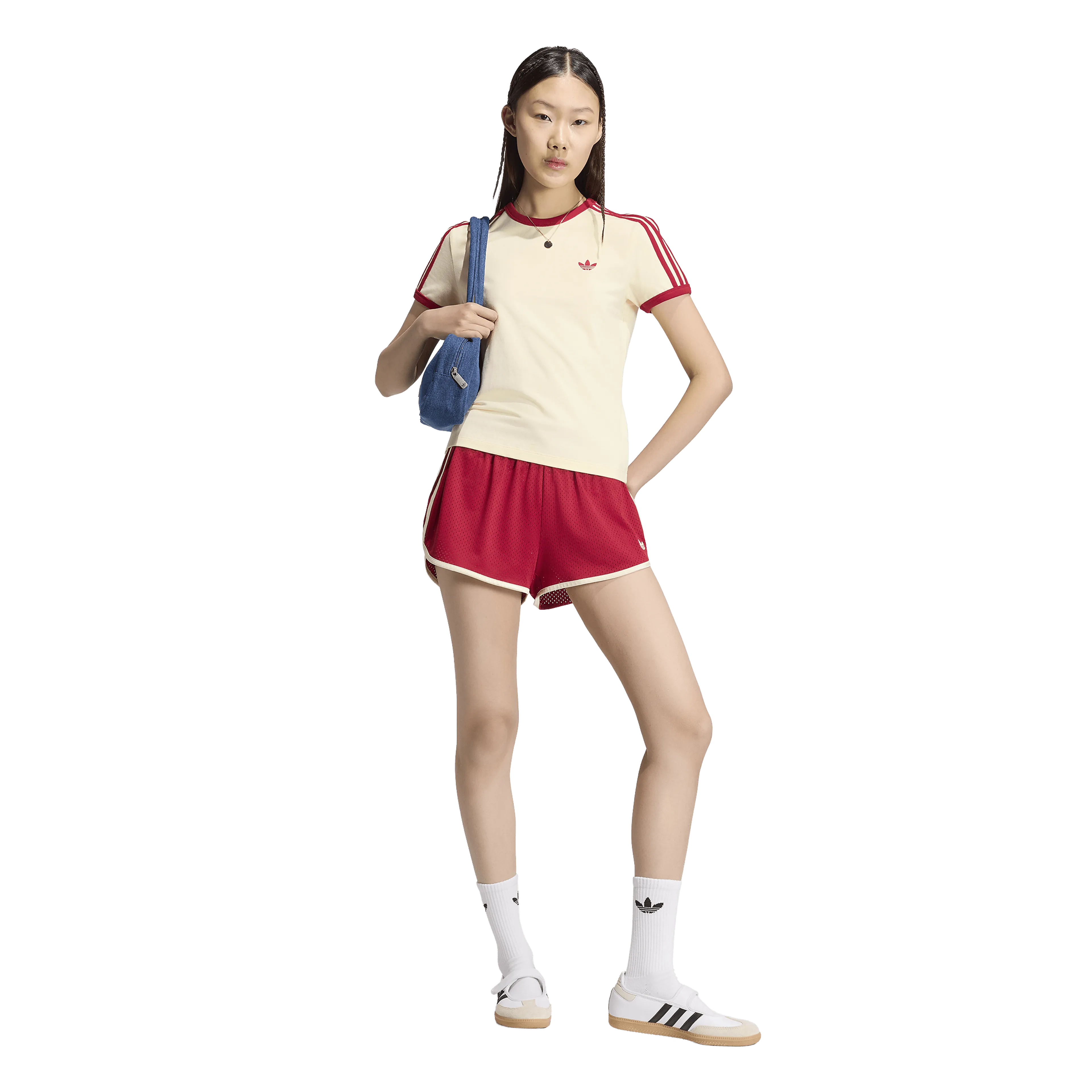 3 STRIPES SLIM T-Shirt Dame