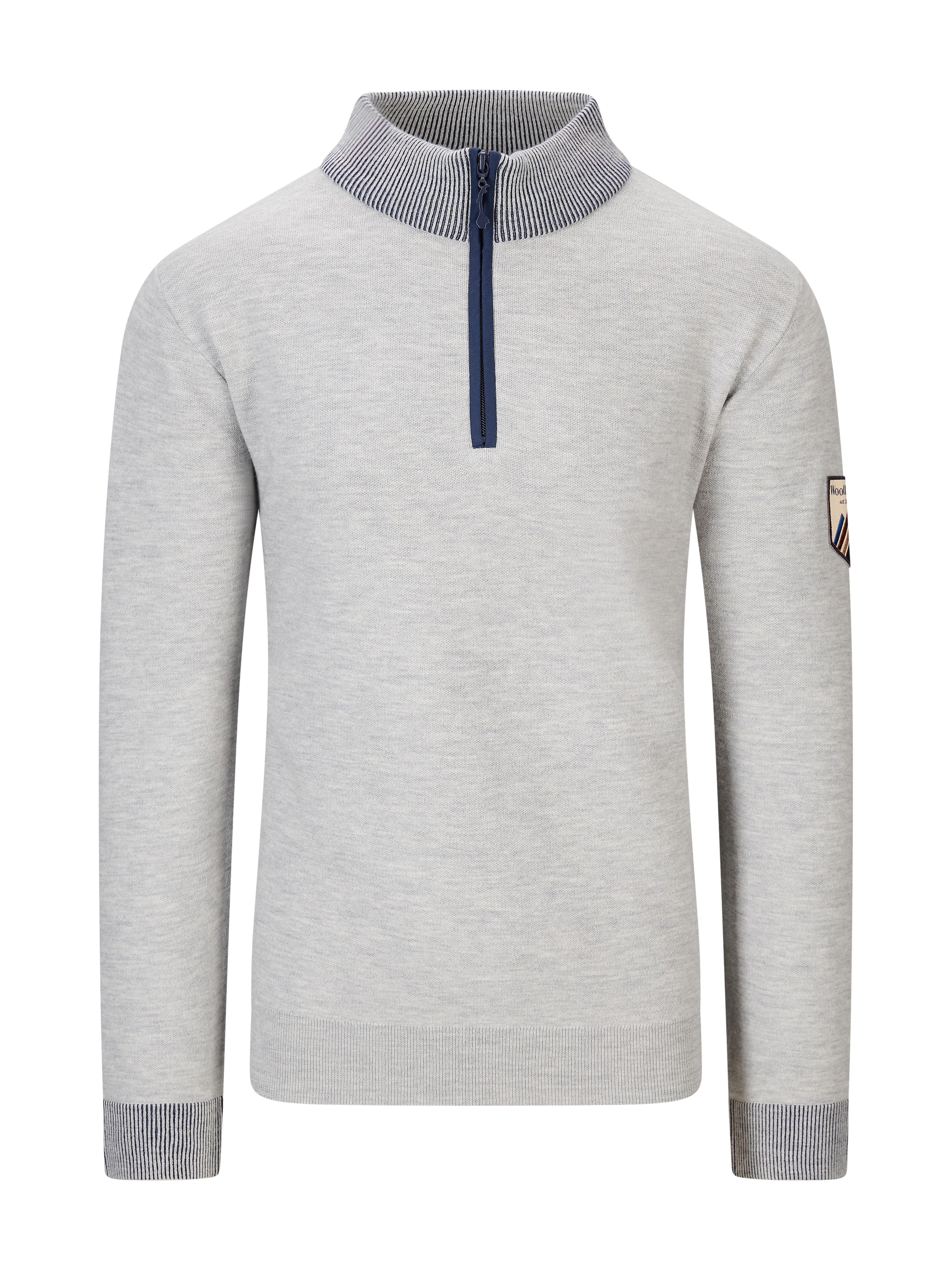 Tydal knitted sweater 1/2 zip Man