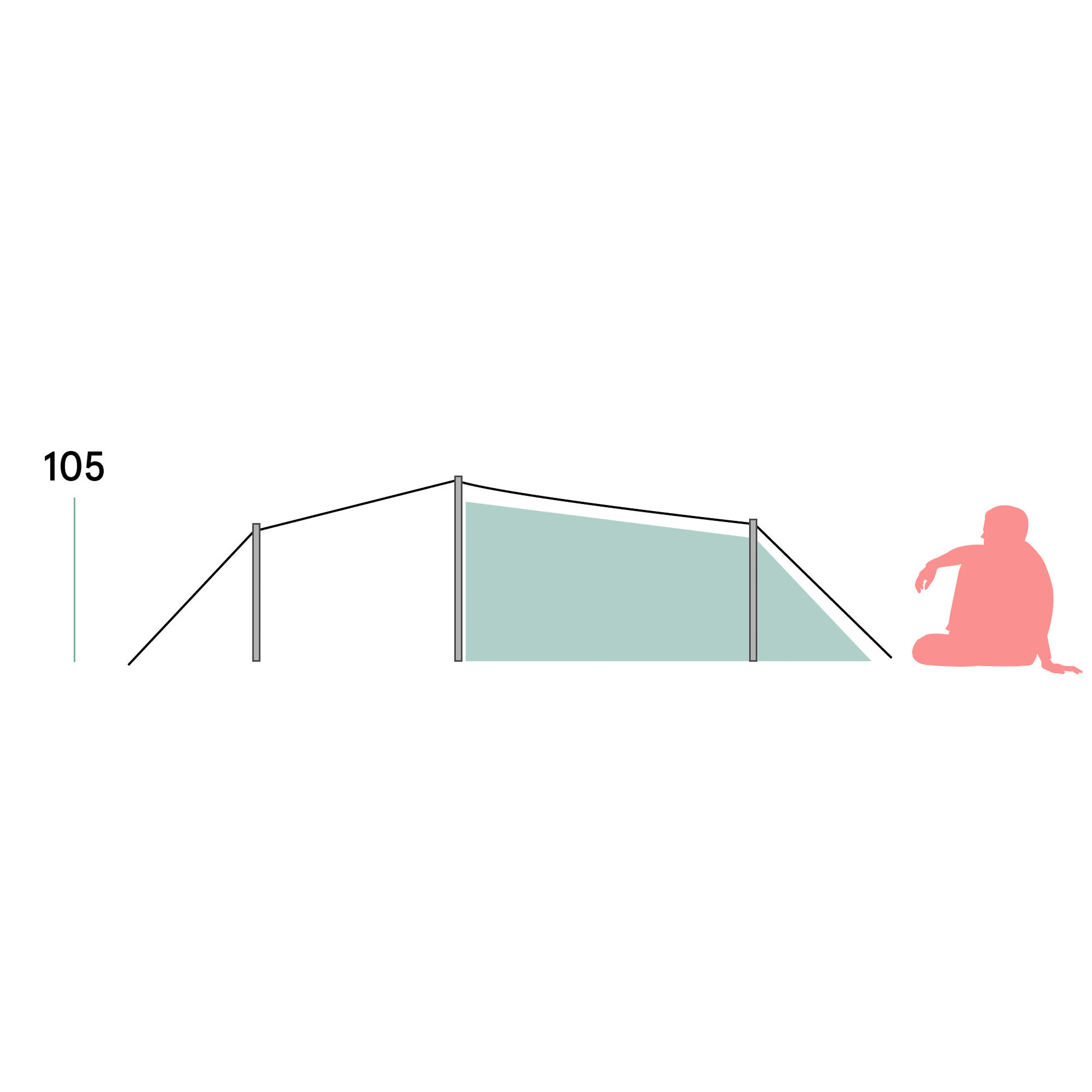 Trollhetta Tunnel 3-Pers Tent