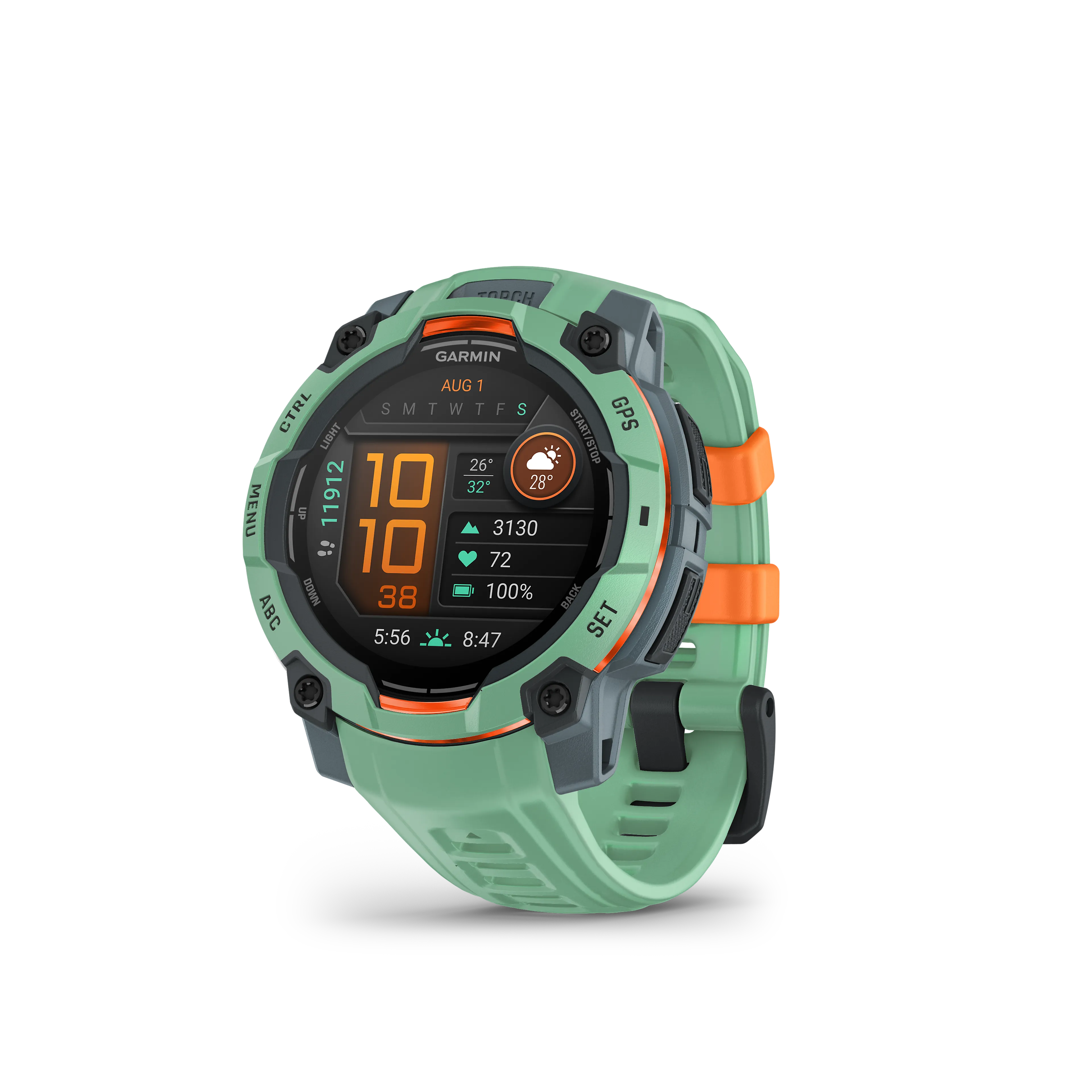 Instinct 3 - 45mm, AMOLED,Neo Tropic Bezel with Neo Tropic Band