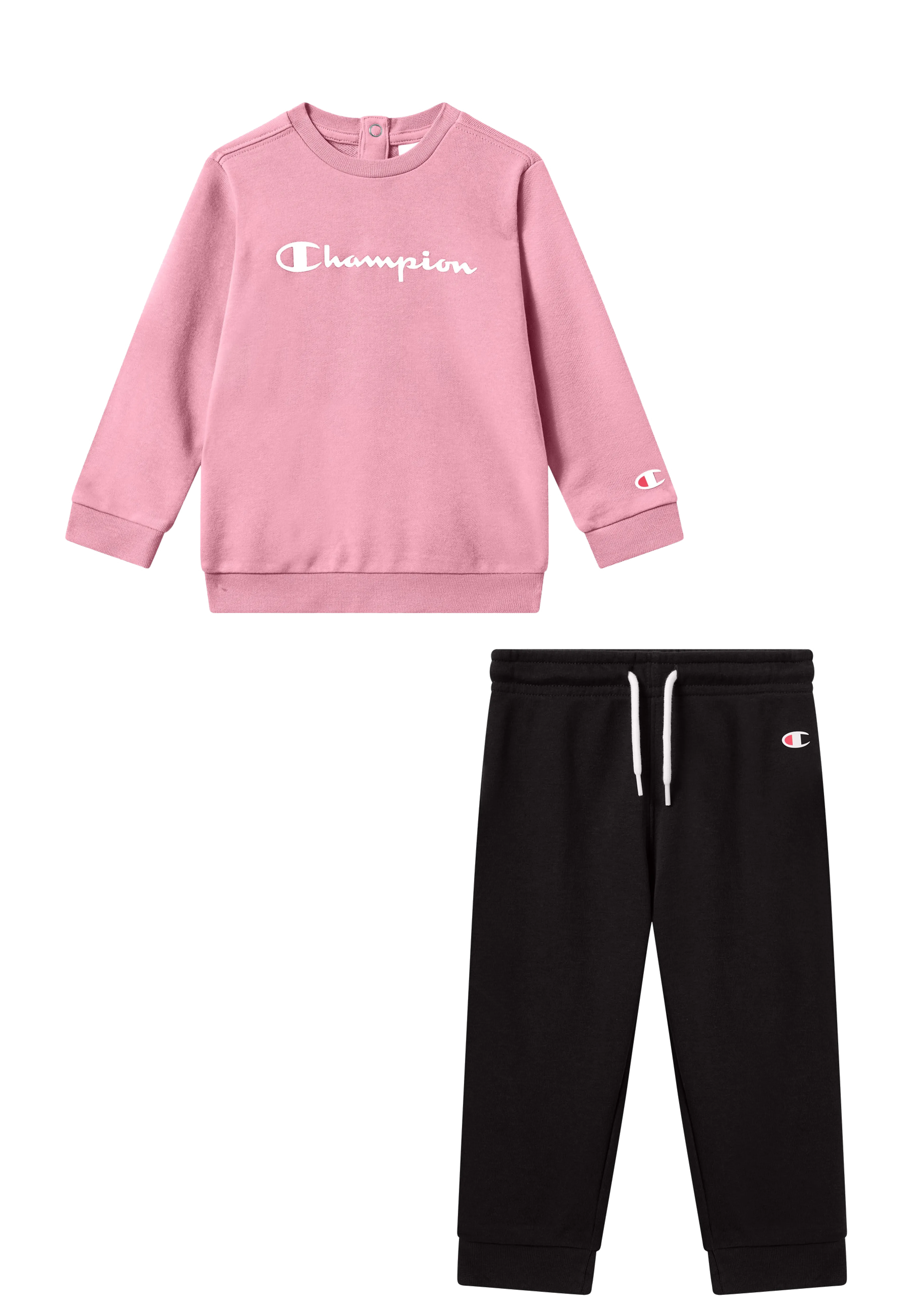 ICONS CONTRAST Toddler Terry Crewneck Sweatsuit