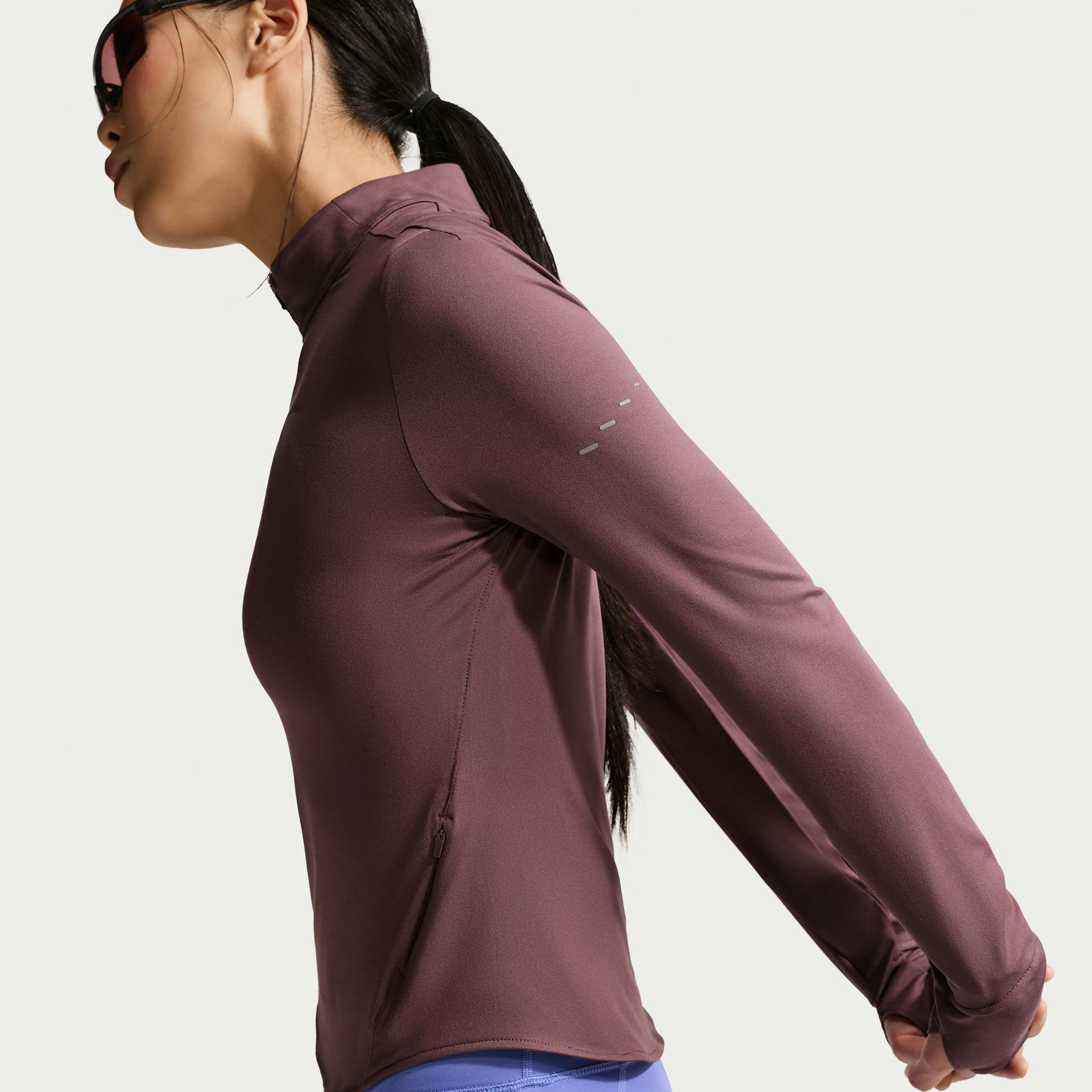 Women's Dri-FIT UV 1/4-Zip Running Top