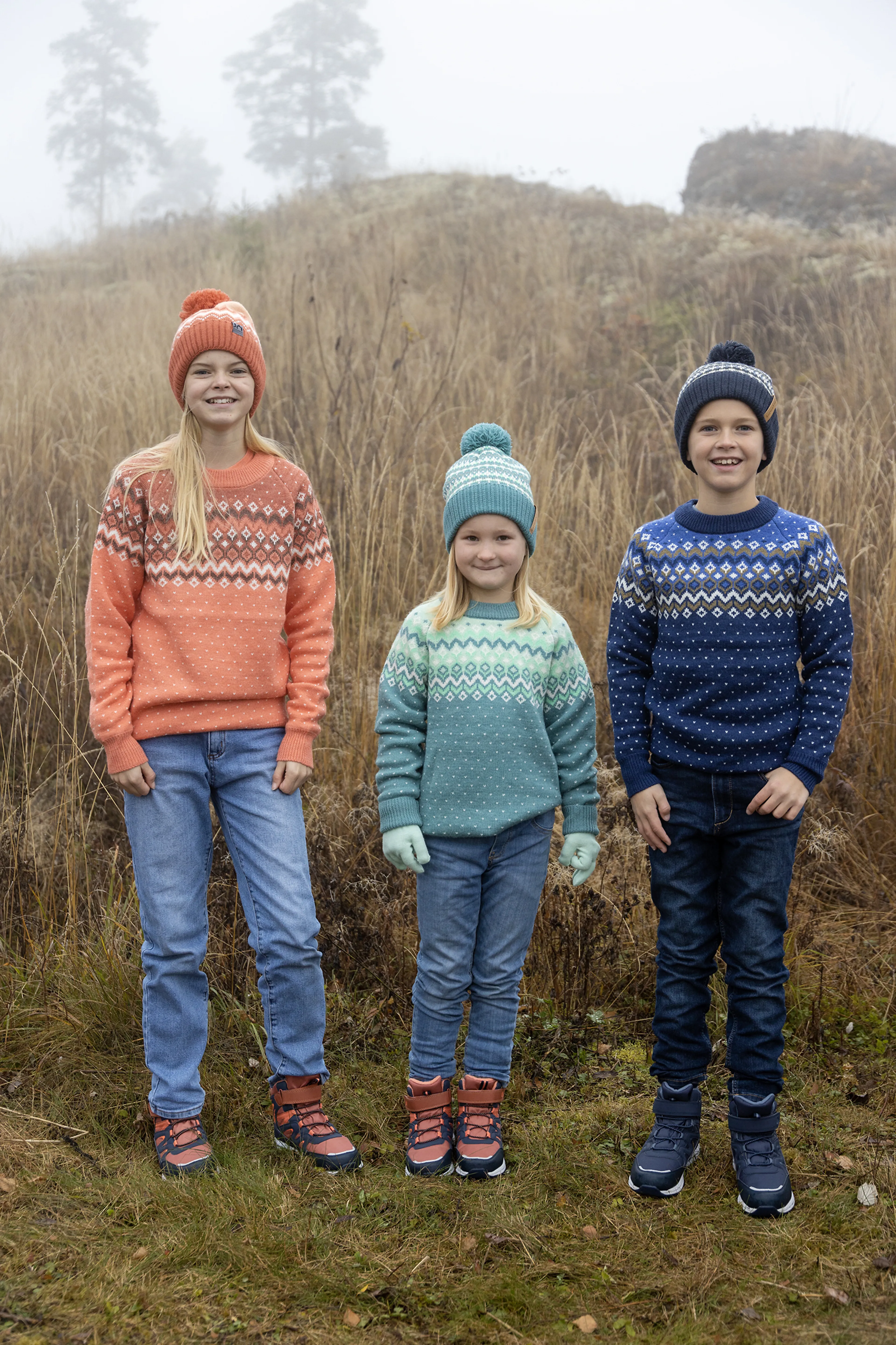 Fondsbu Strikkegenser Jr
