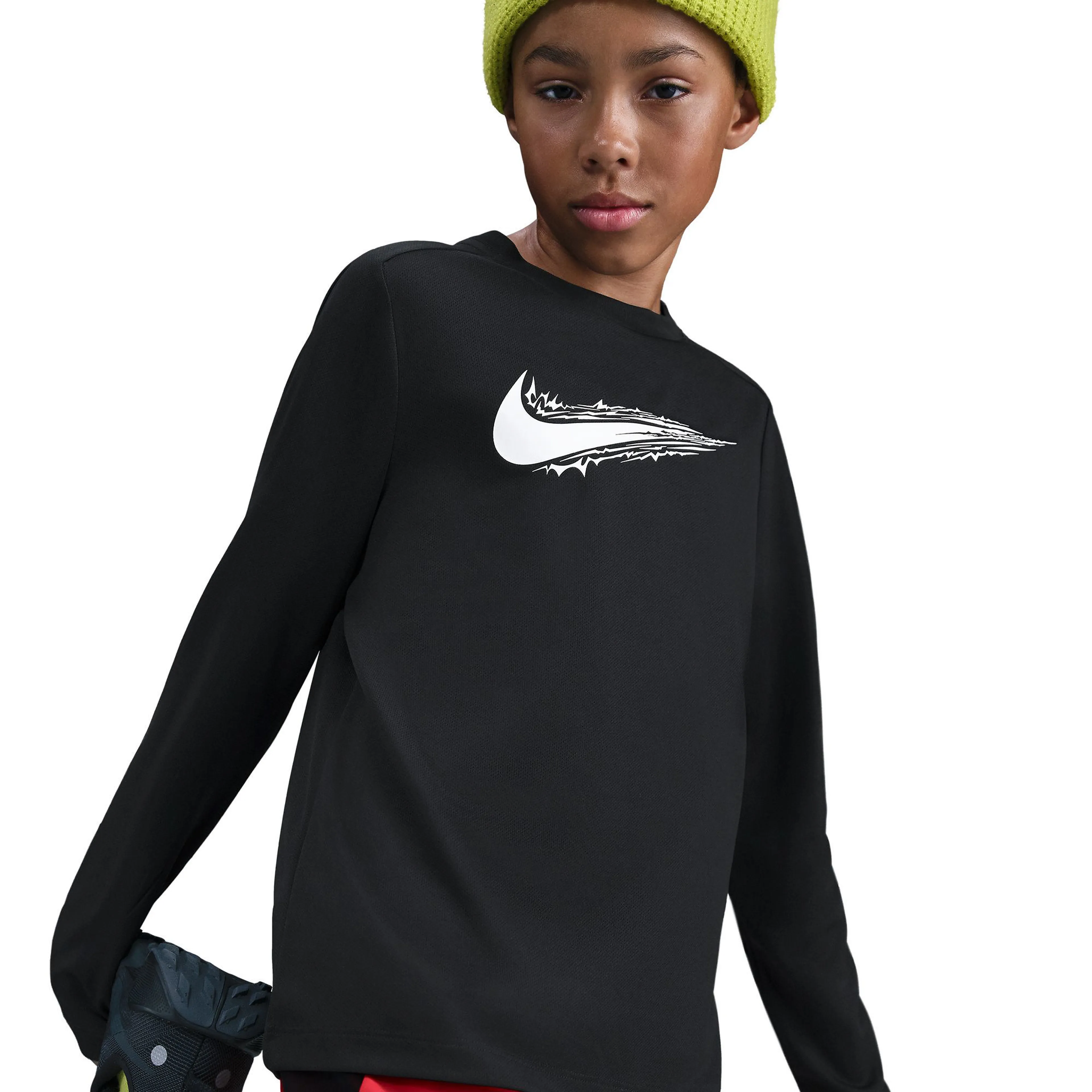 Multi Big Kids' (Boys') Dri-FIT Long-Sleeve Top