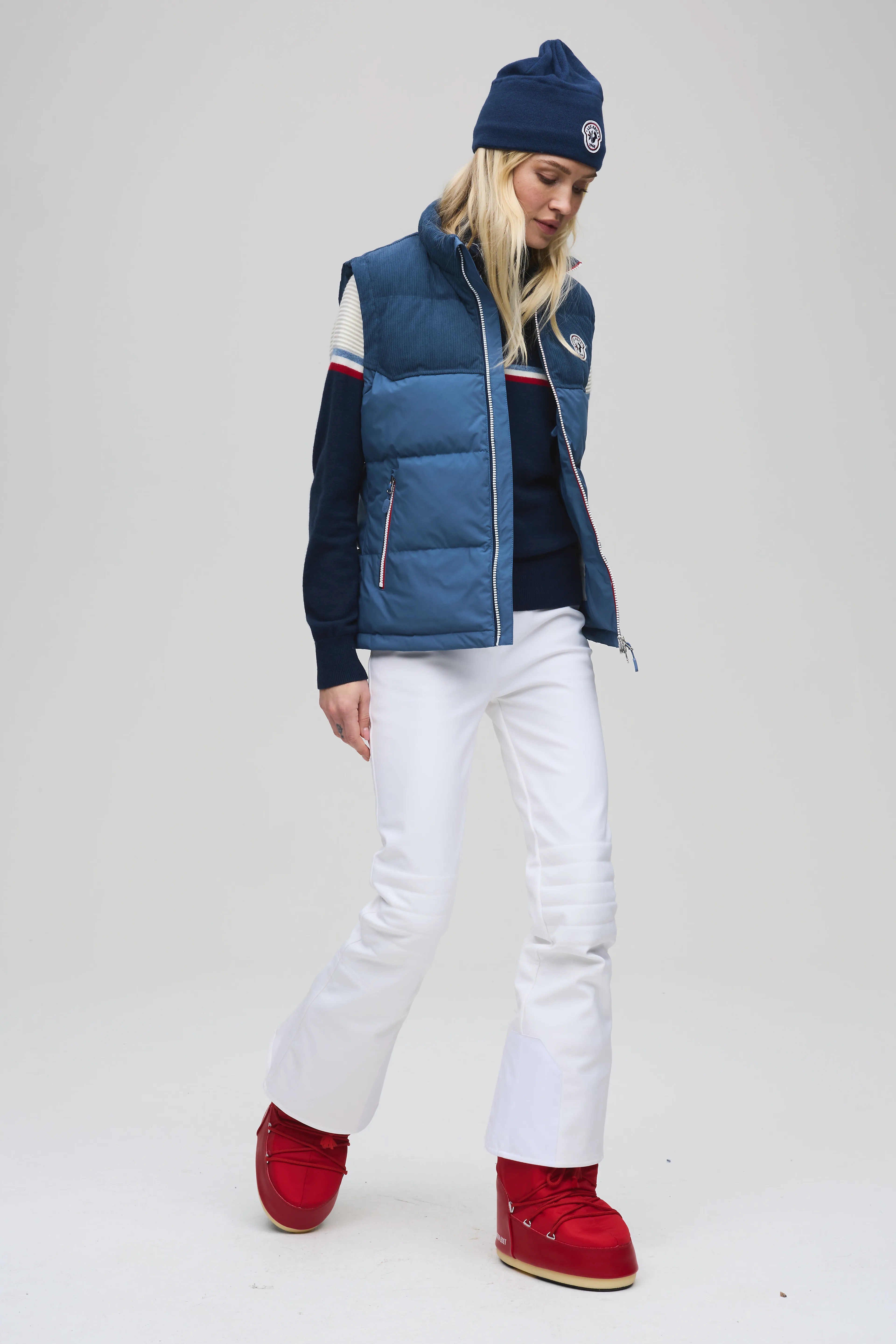 Adele cord vest W