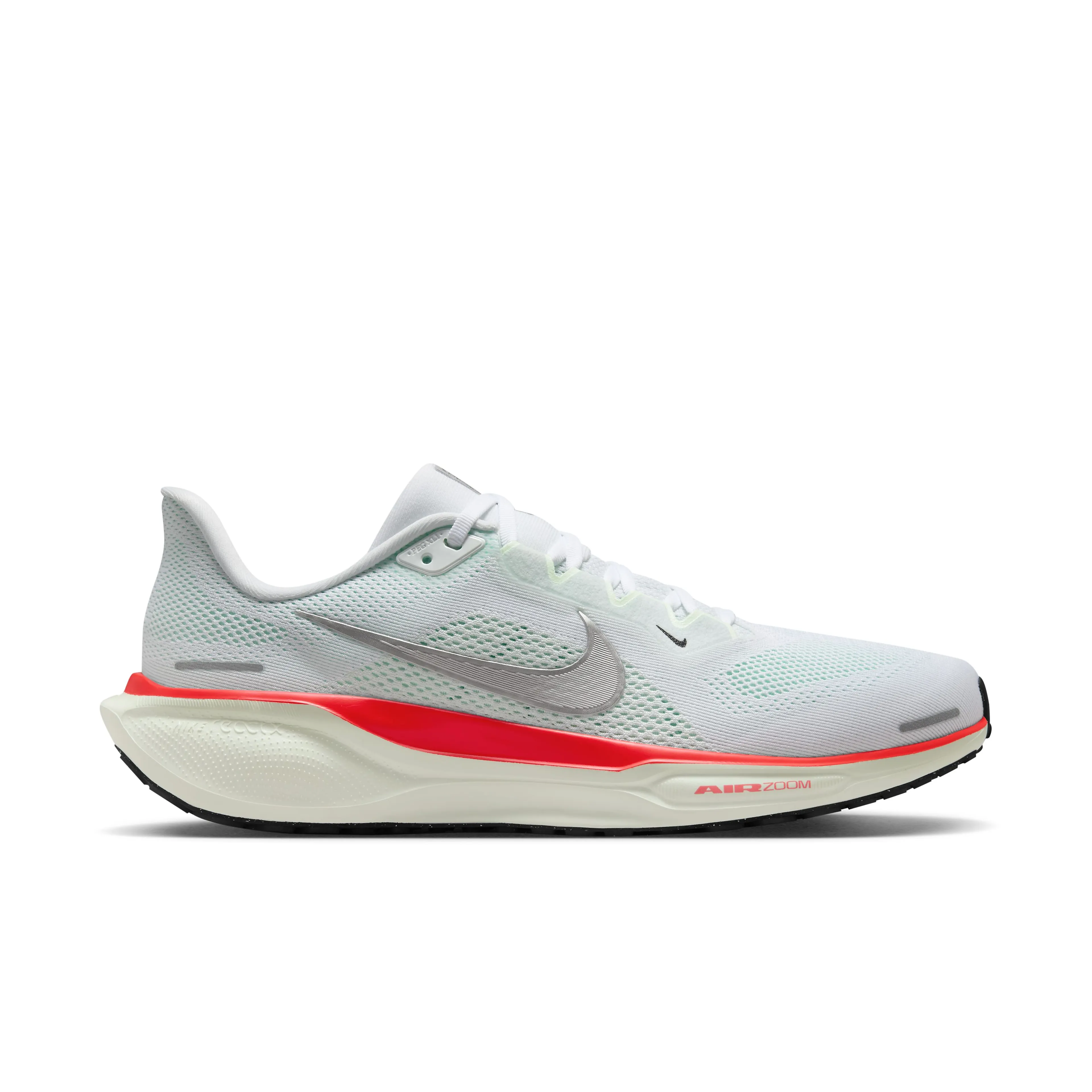 WHITE/METALLIC SILVER-BARELY GREEN