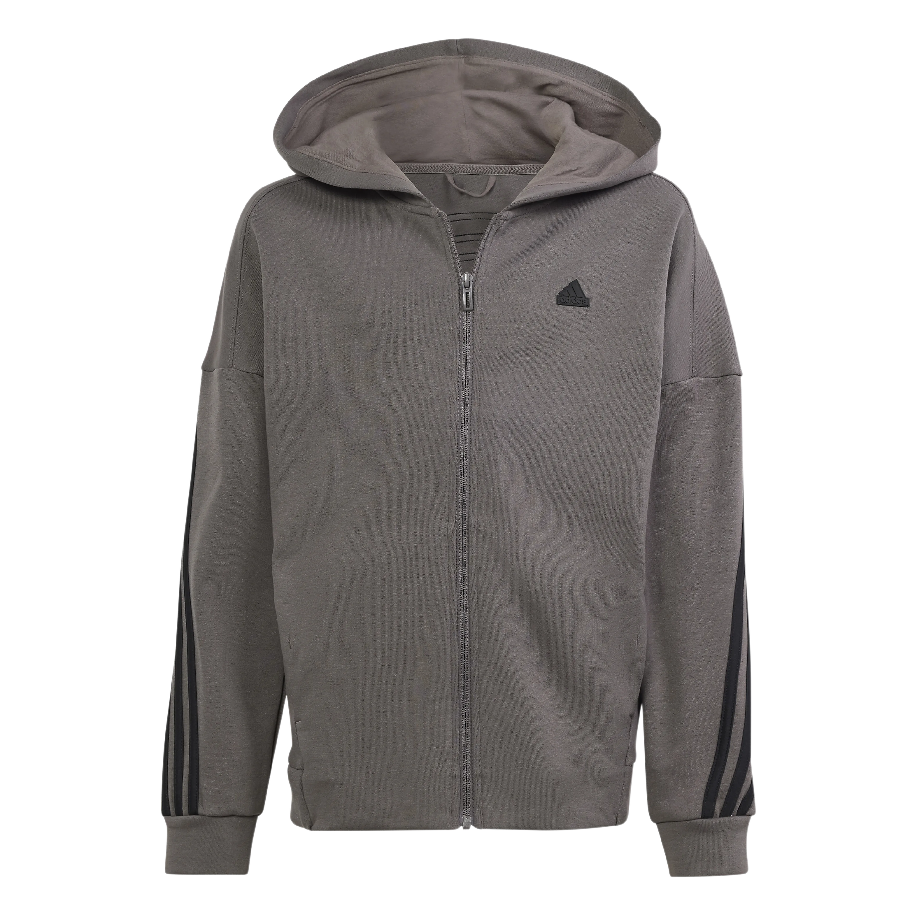 Future Icons 3-Stripes Full-Zip Hooded hettejakke junior