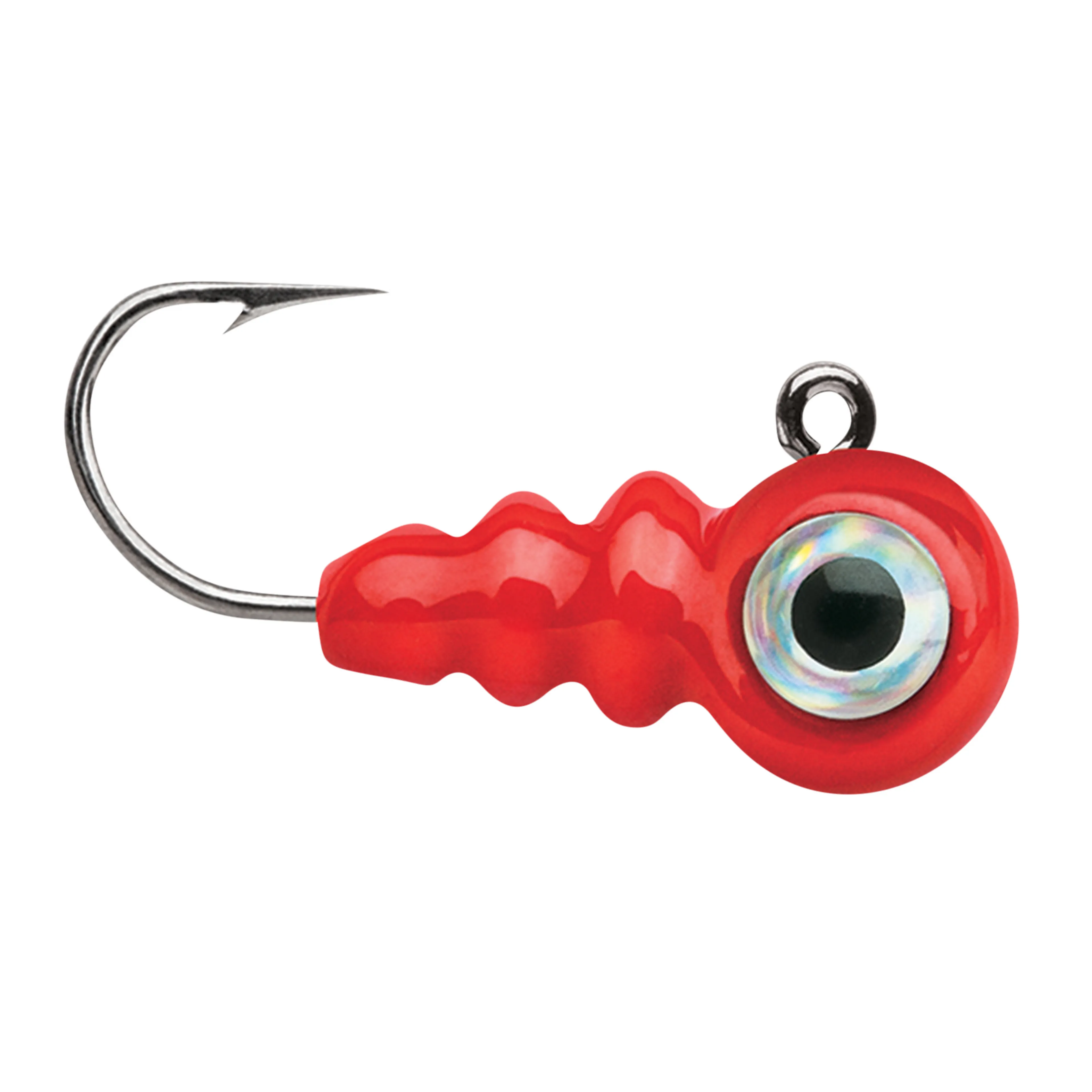 Tungsten Larv Eye Jig 1.8g Glow Red Tungsten Larv Eye Jig 1.8g Glow Red