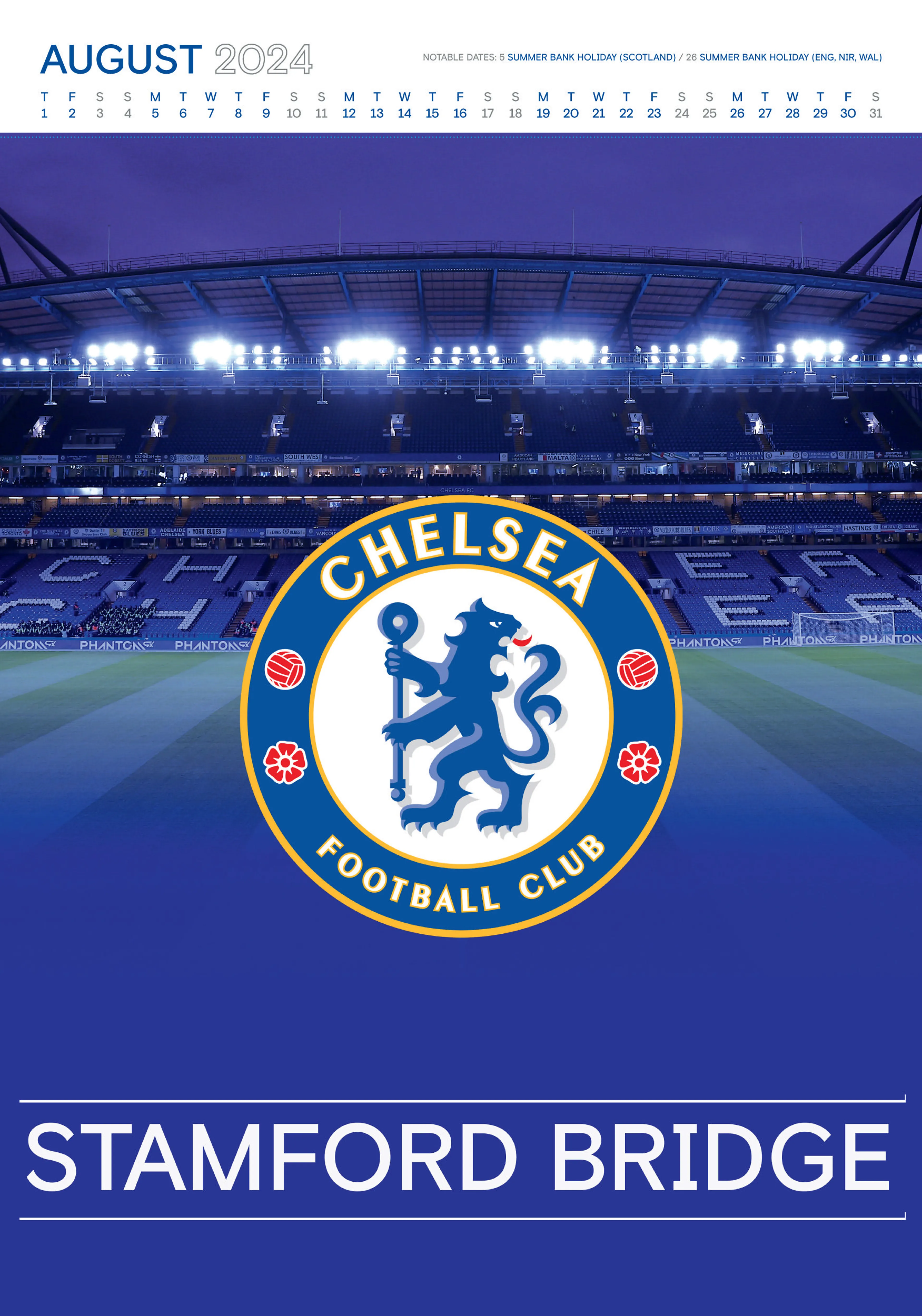 CHELSEA FC 2024 A3 KALENDER