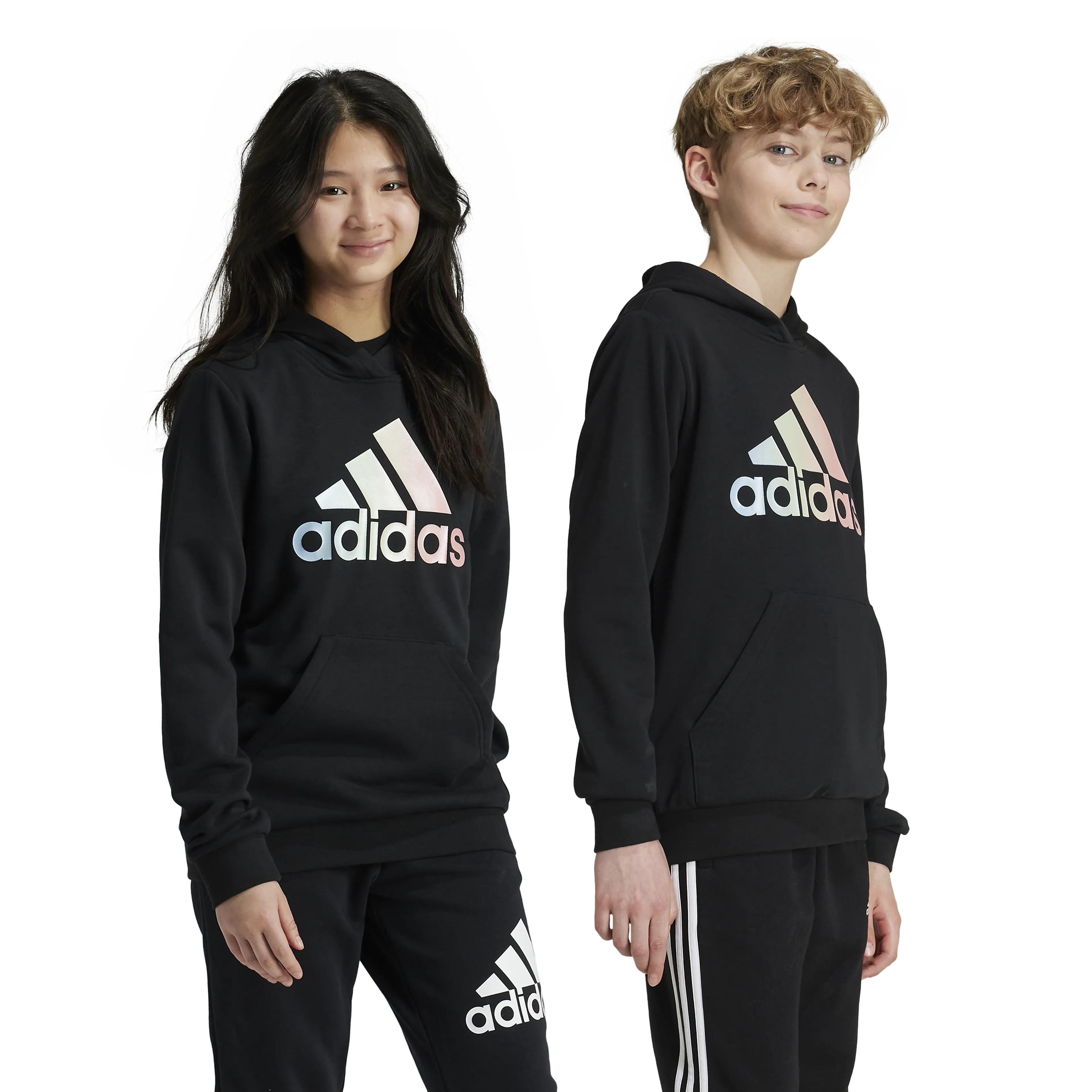 Metallic Print Hoodie Kids
