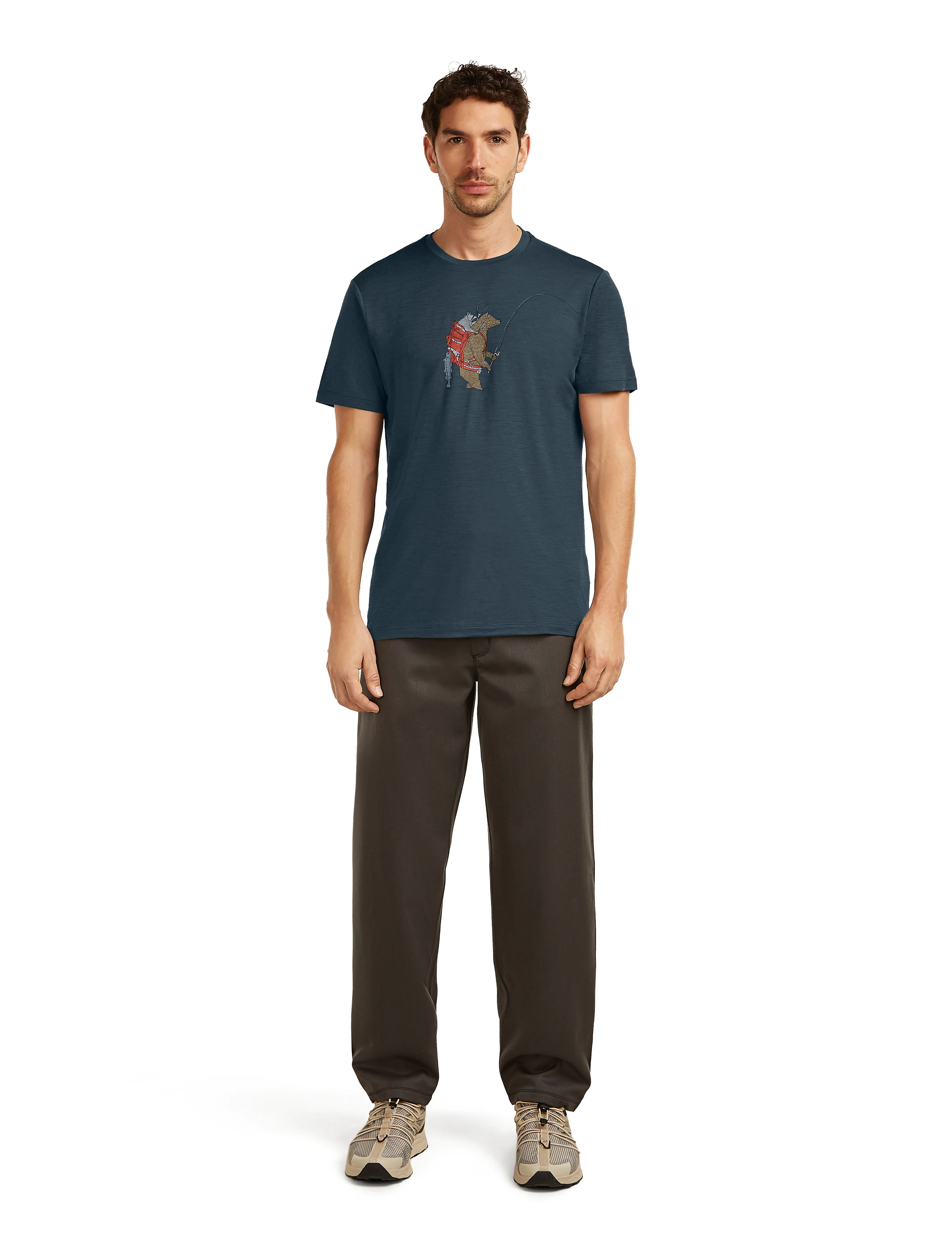 M Mer 150 Tech Lite SS Tee Bear Catch