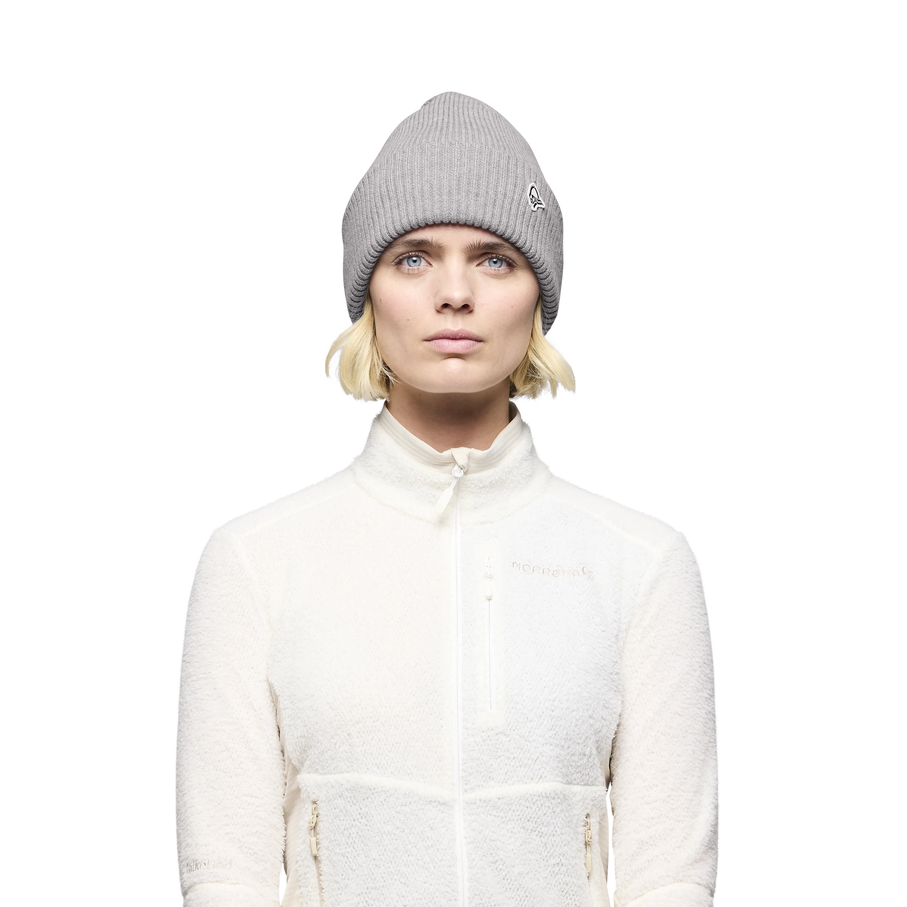 /29 heavy merinoUll contrast Beanie