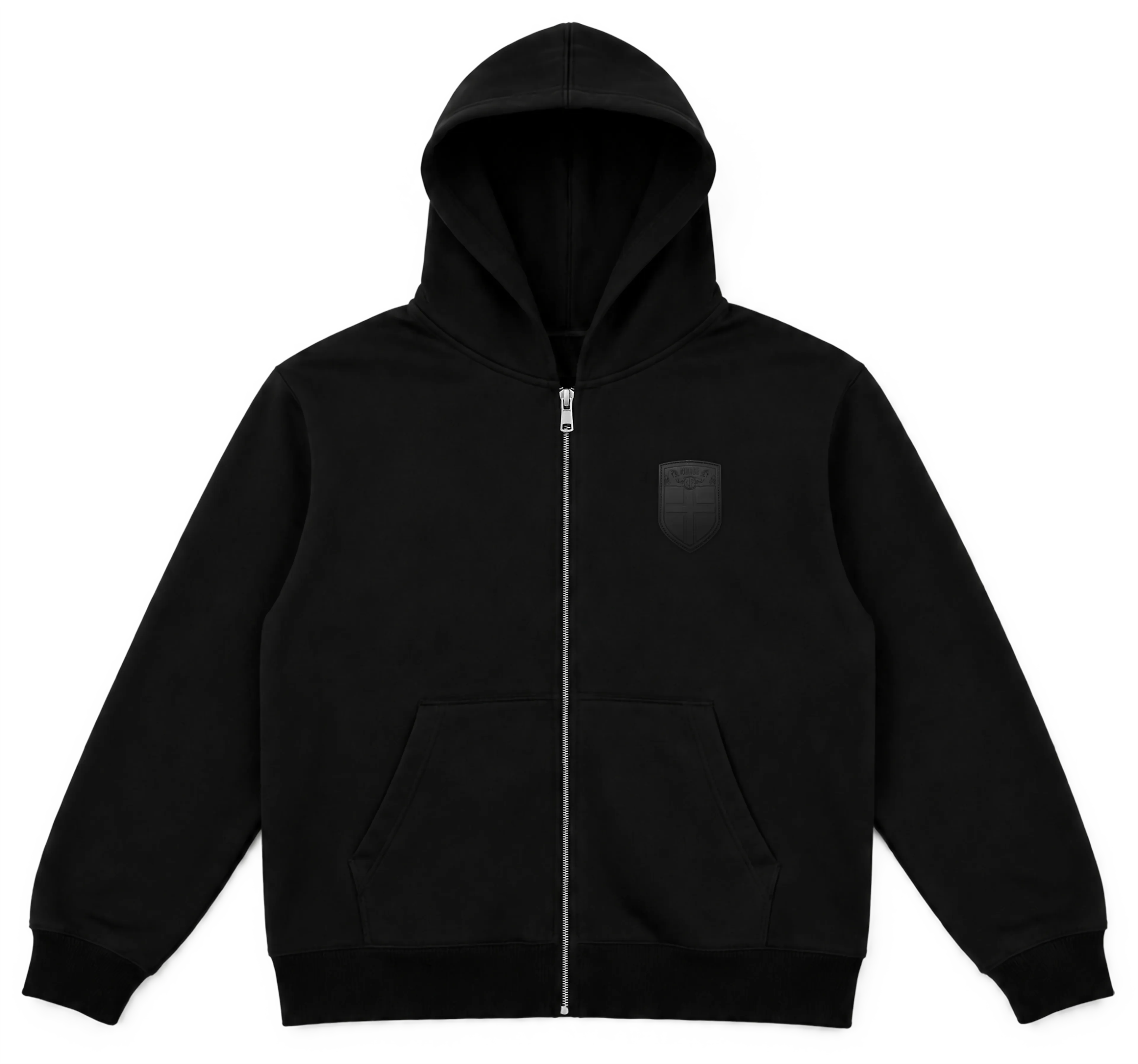Black Fullzip Hoodie