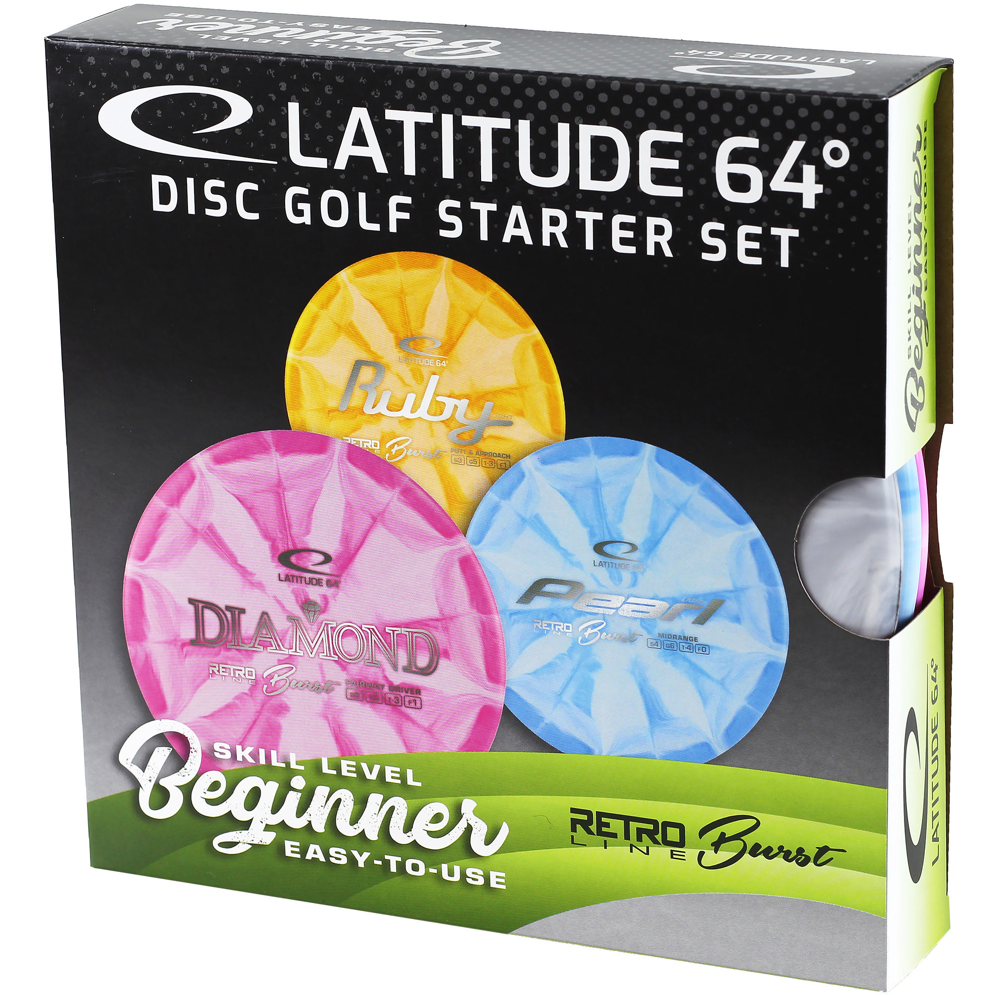 Retro Burst Beginner Disc Golf Starter Set