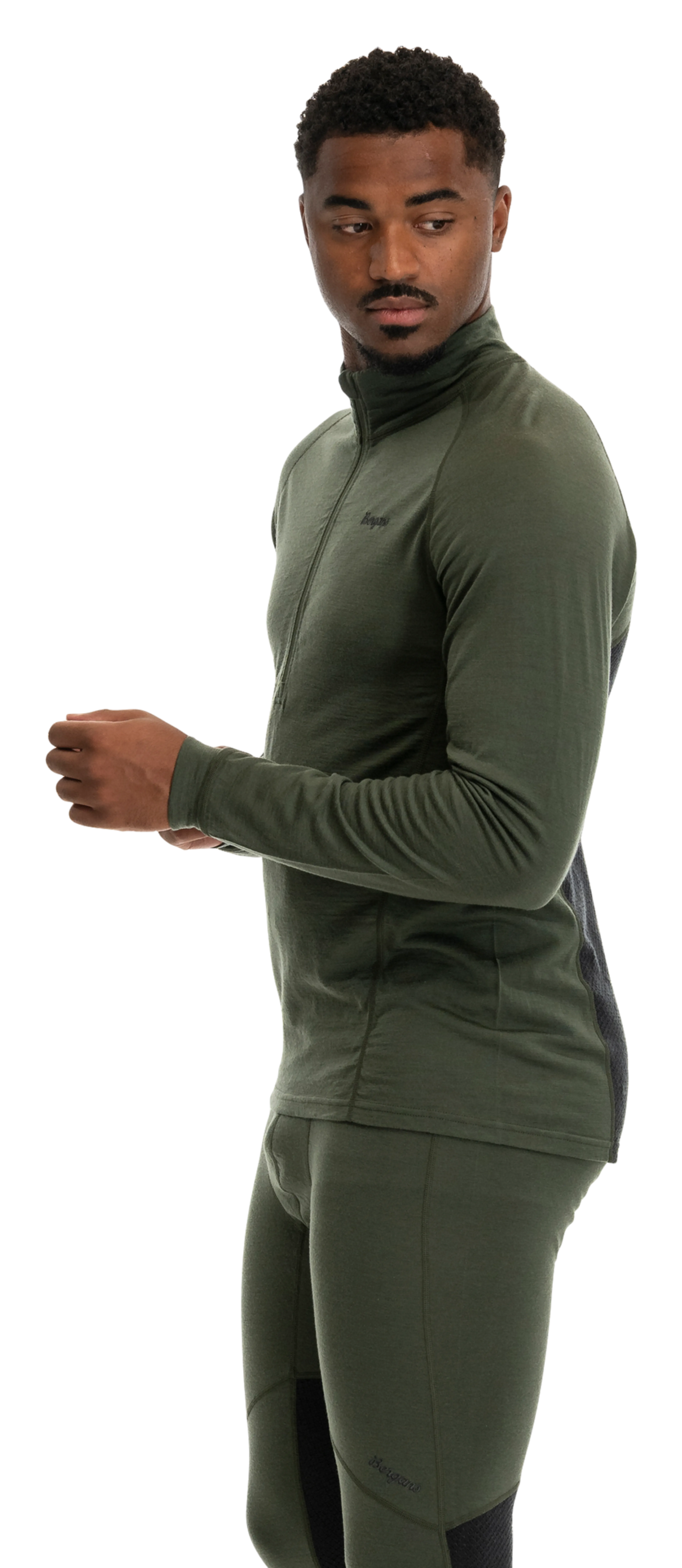 Inner:Pure Merino Half Zip Men