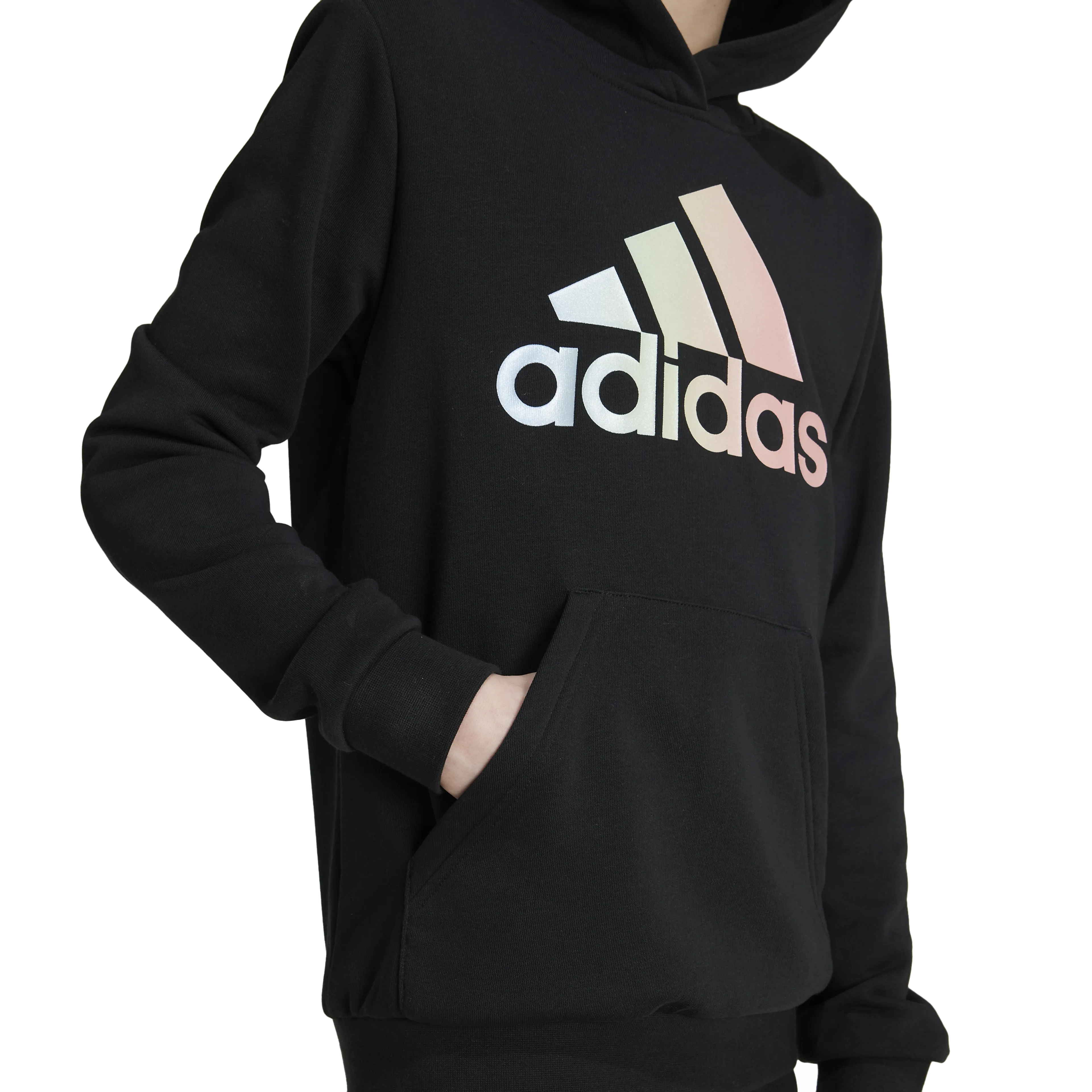Metallic Print Hoodie Kids