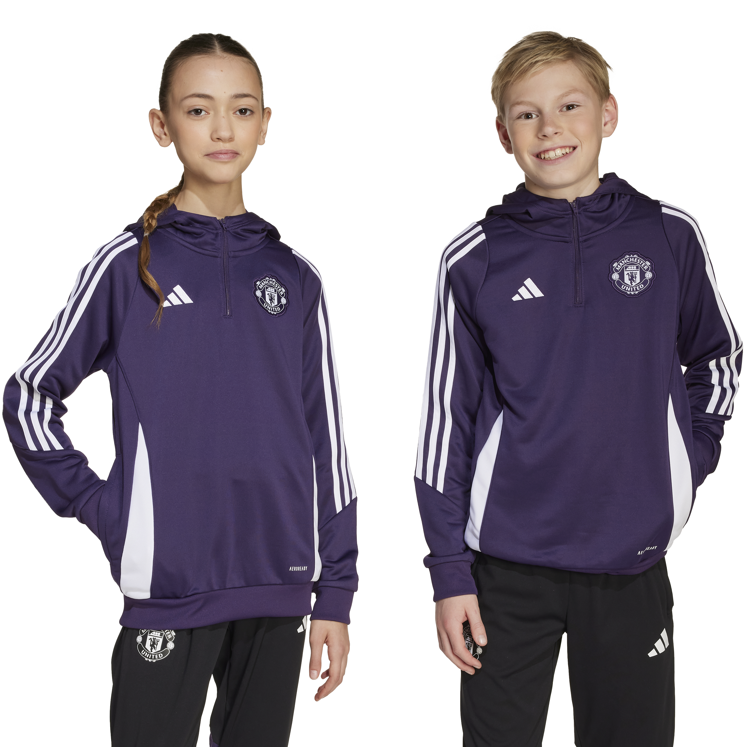 Manchester United Tiro 25 Competition Training Hoodie Junior