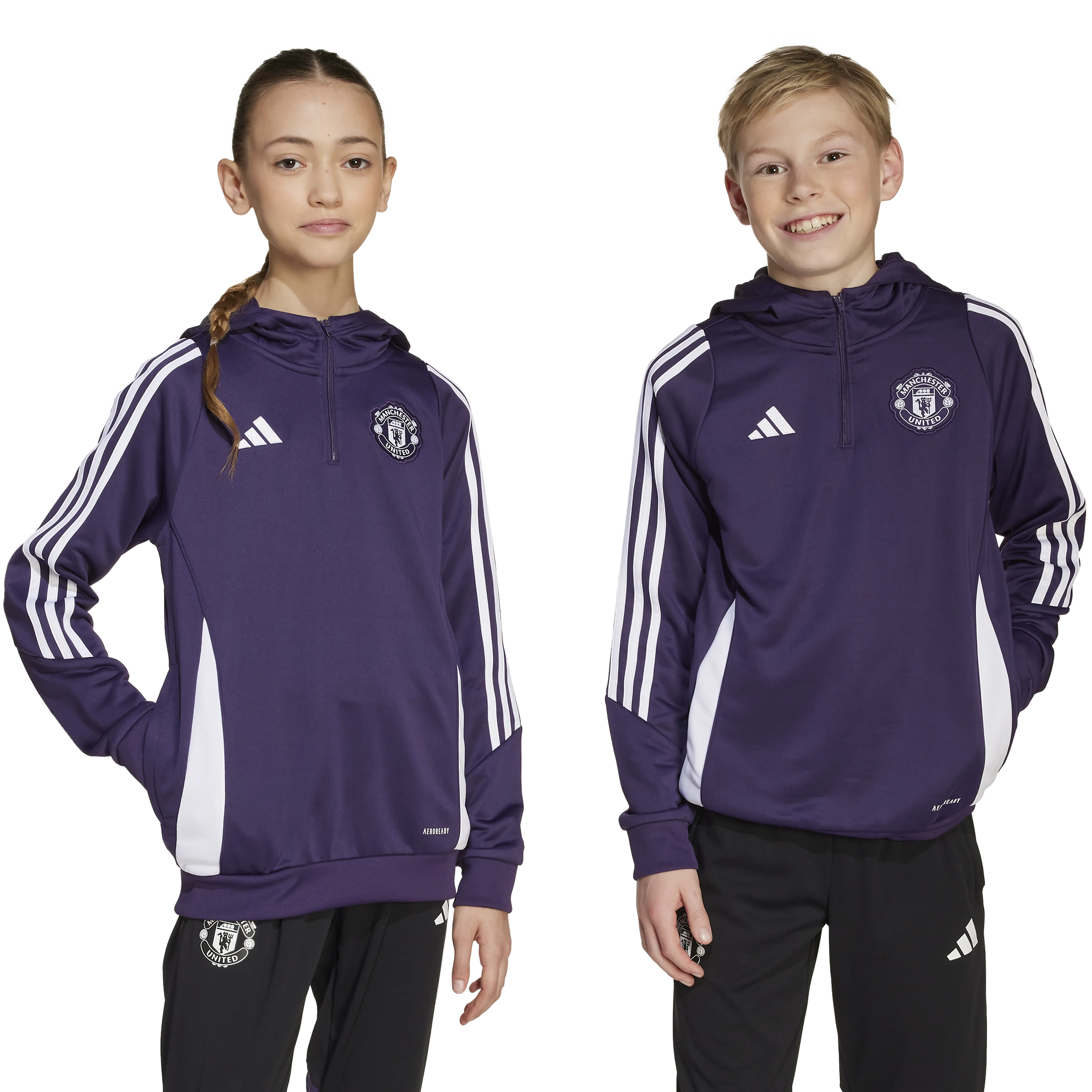 Manchester United Tiro 25 Competition Training Hoodie Junior