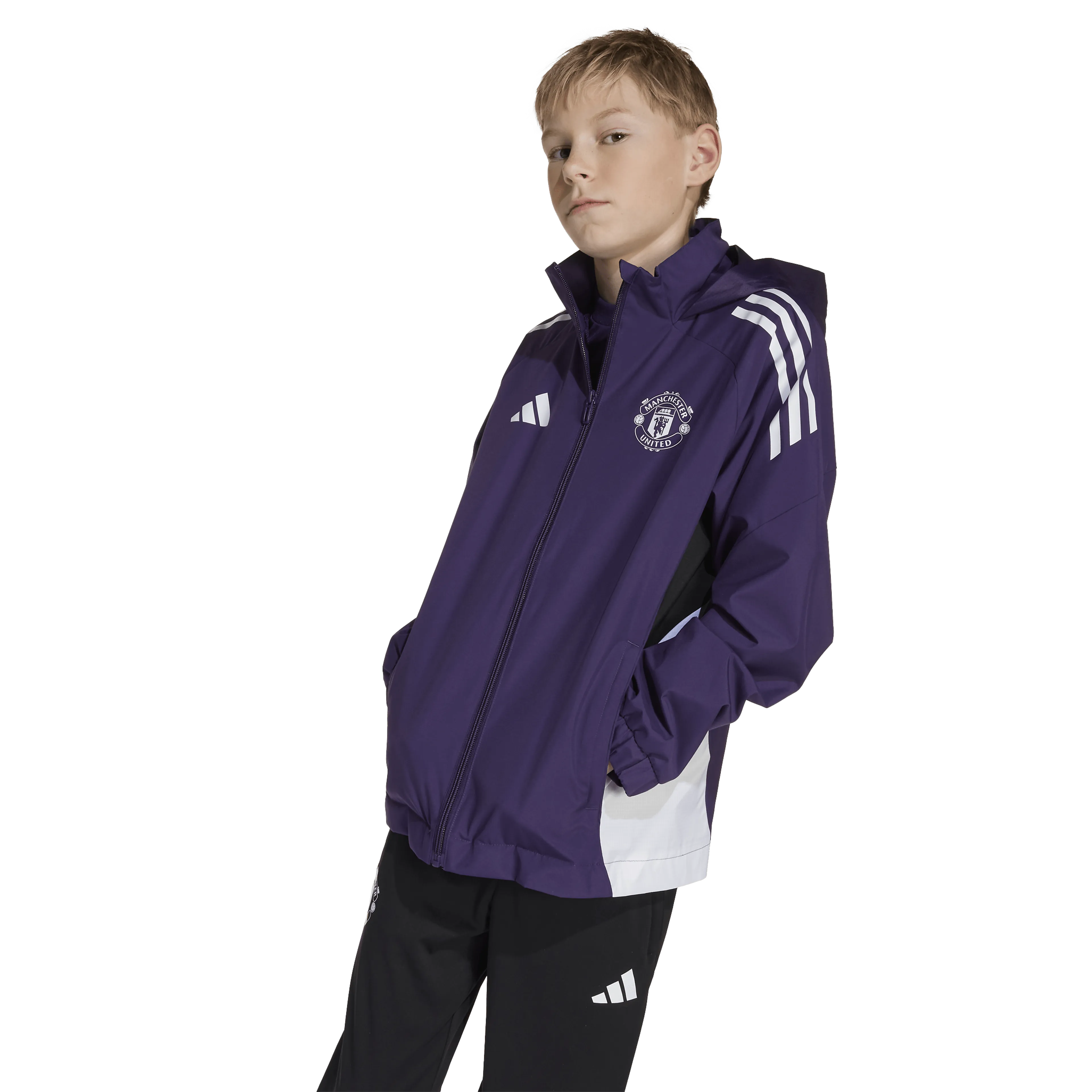 Manchester United Tiro 25 Competition All-Weather Jacket Junior