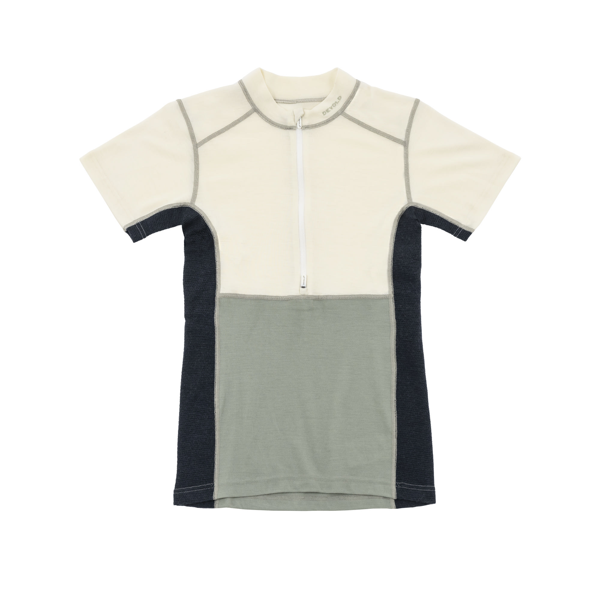 LAUPAREN MERINO 190 ZIP TEE WMN