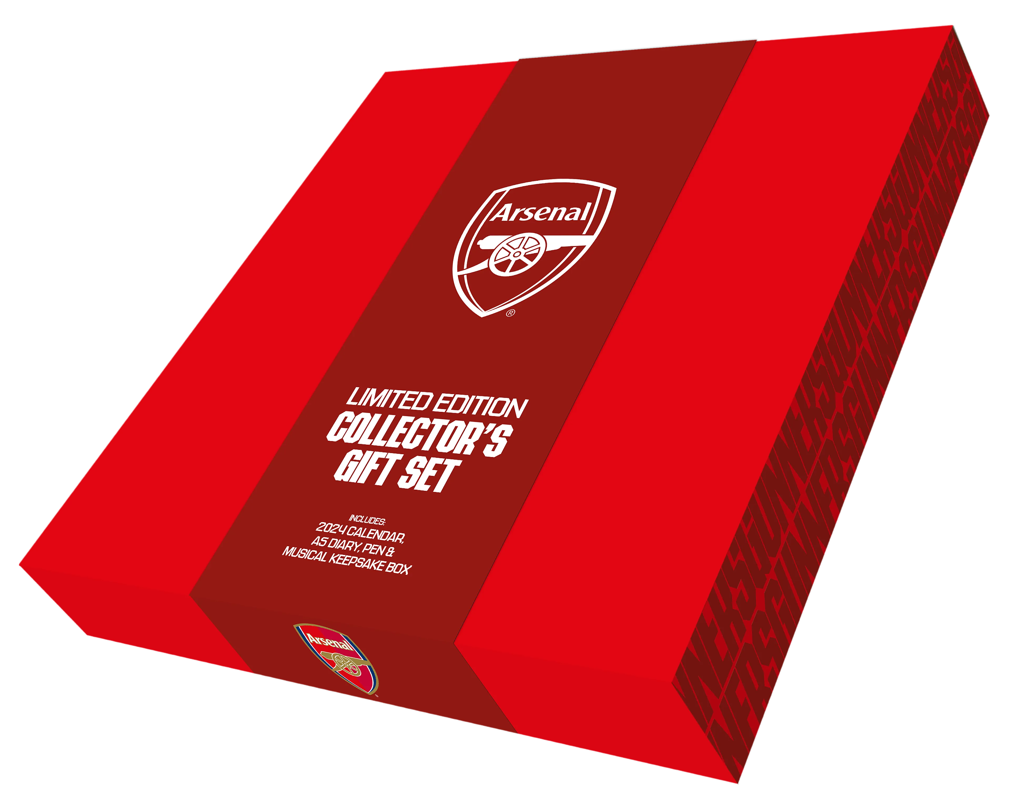ARSENAL FC 2024 KALENDER & DAGBOK, MUSIKK GIFT BOKS