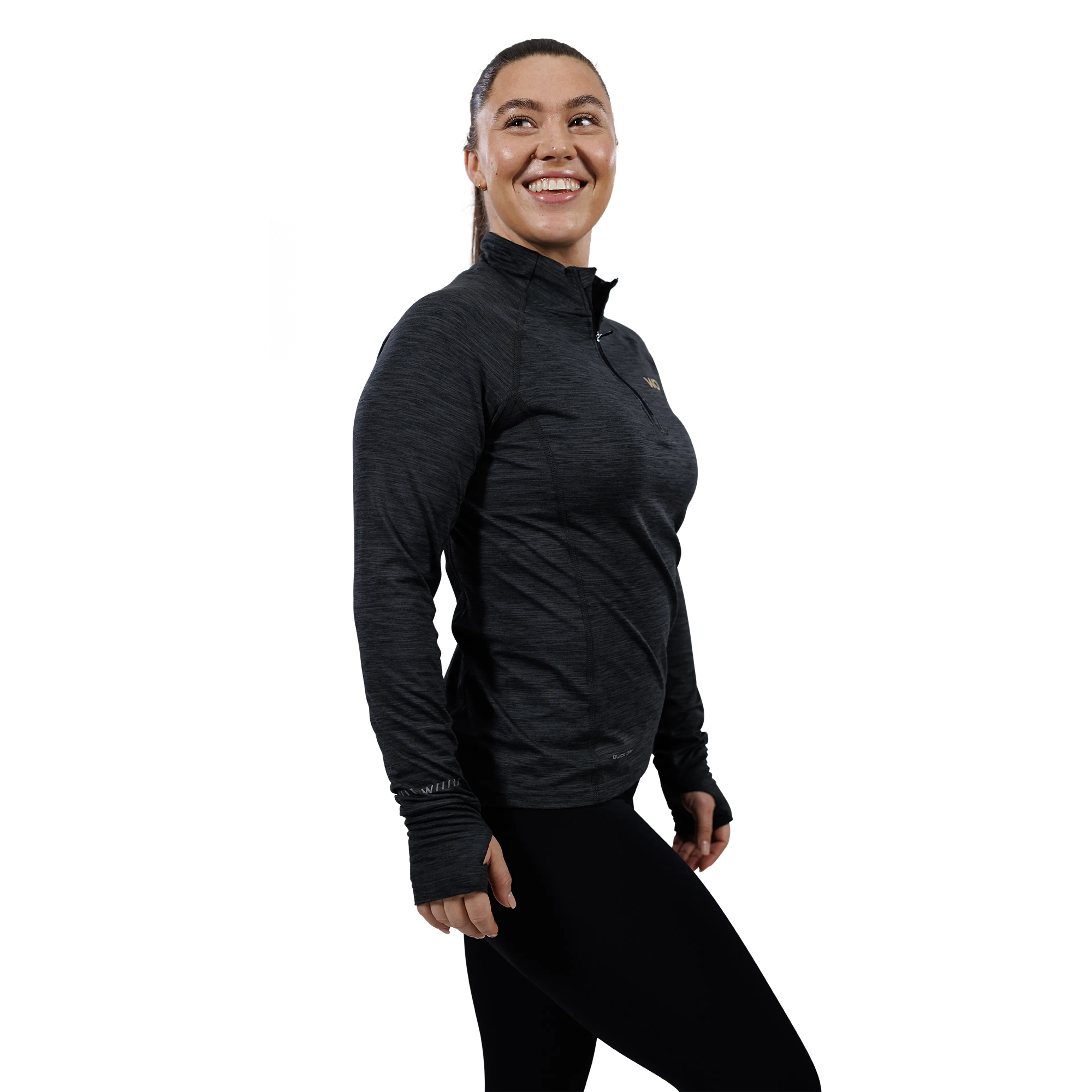 Wolling Melange Performance Midlayer Dame