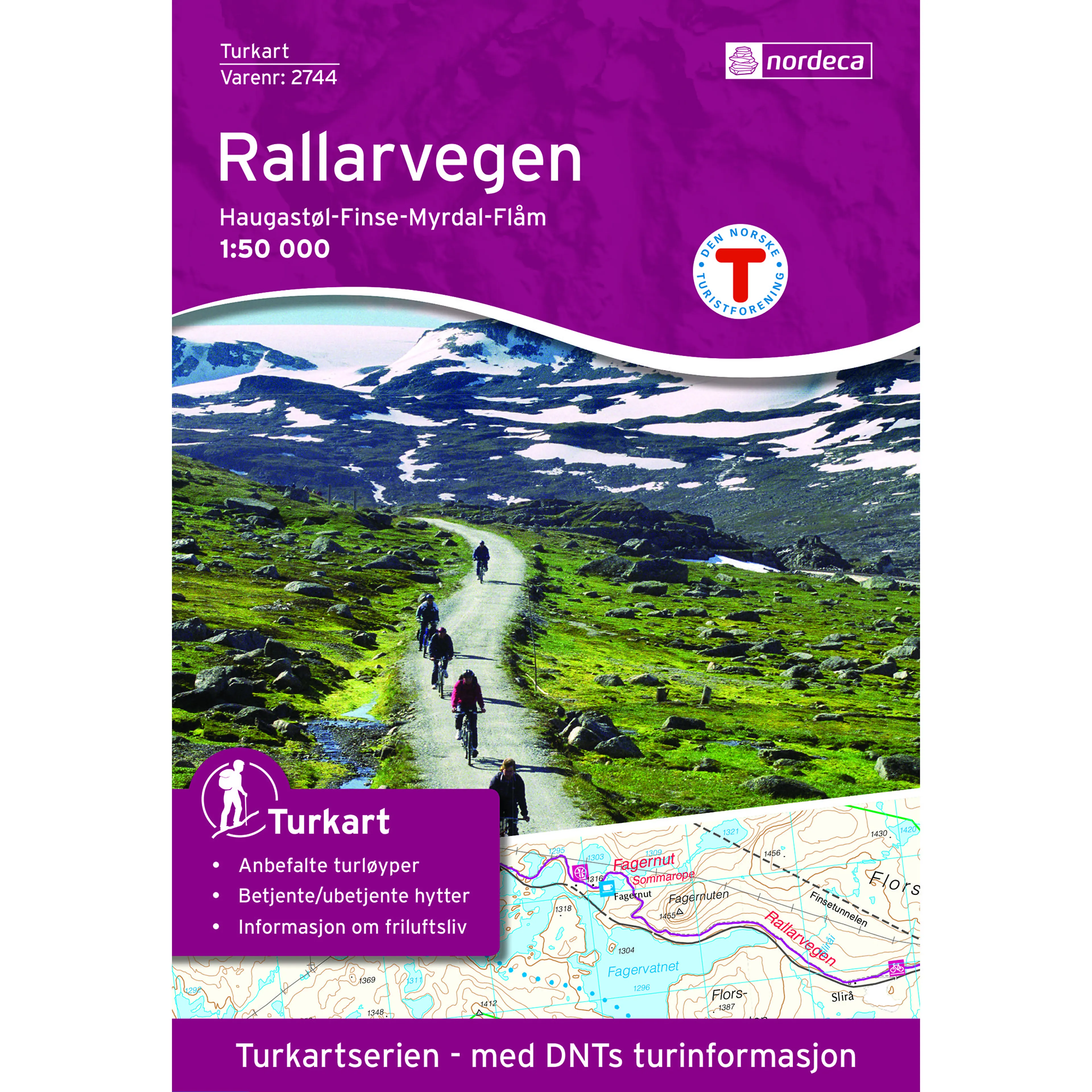 RALLARVEGEN 1:50 000