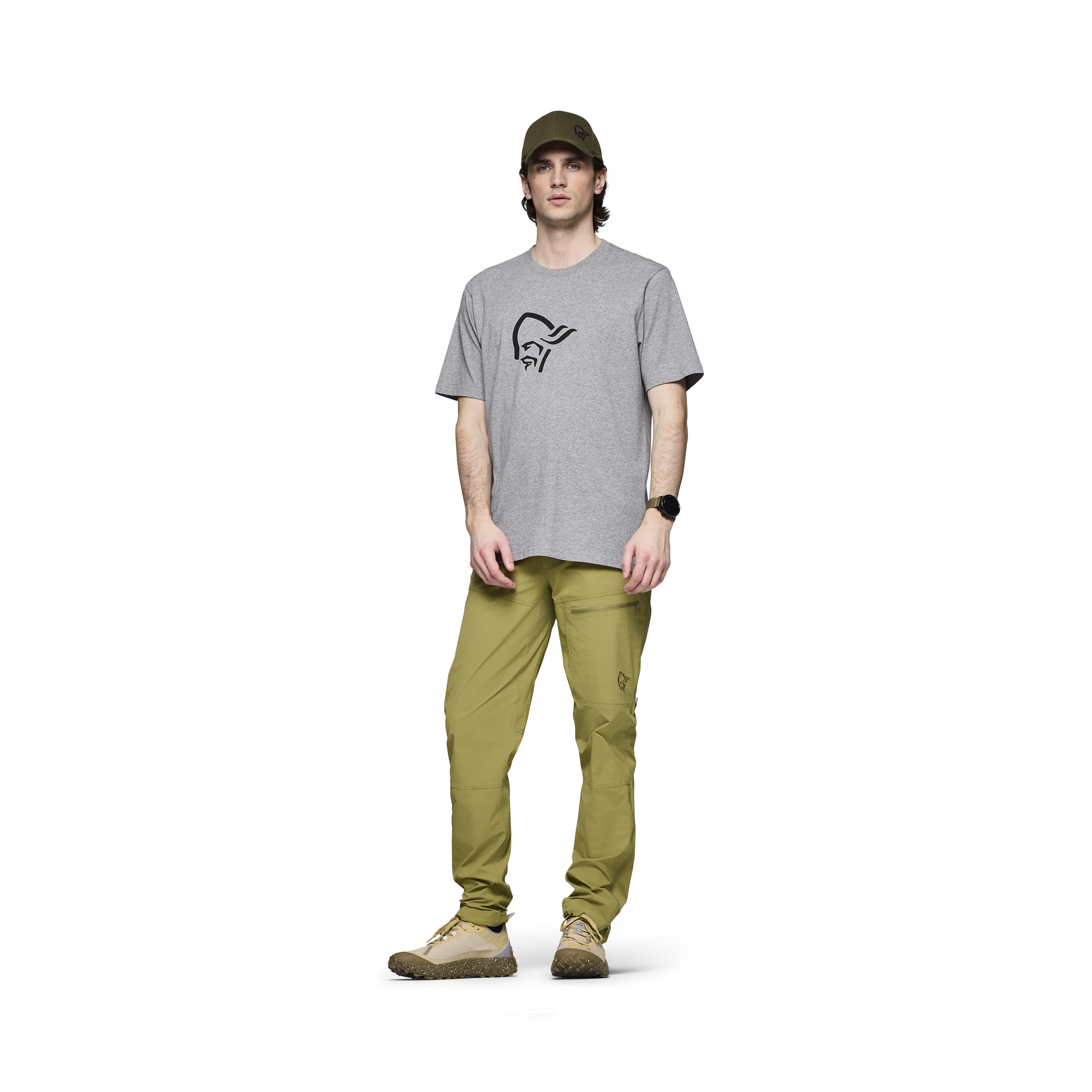 Grey Melange/Caviar Black