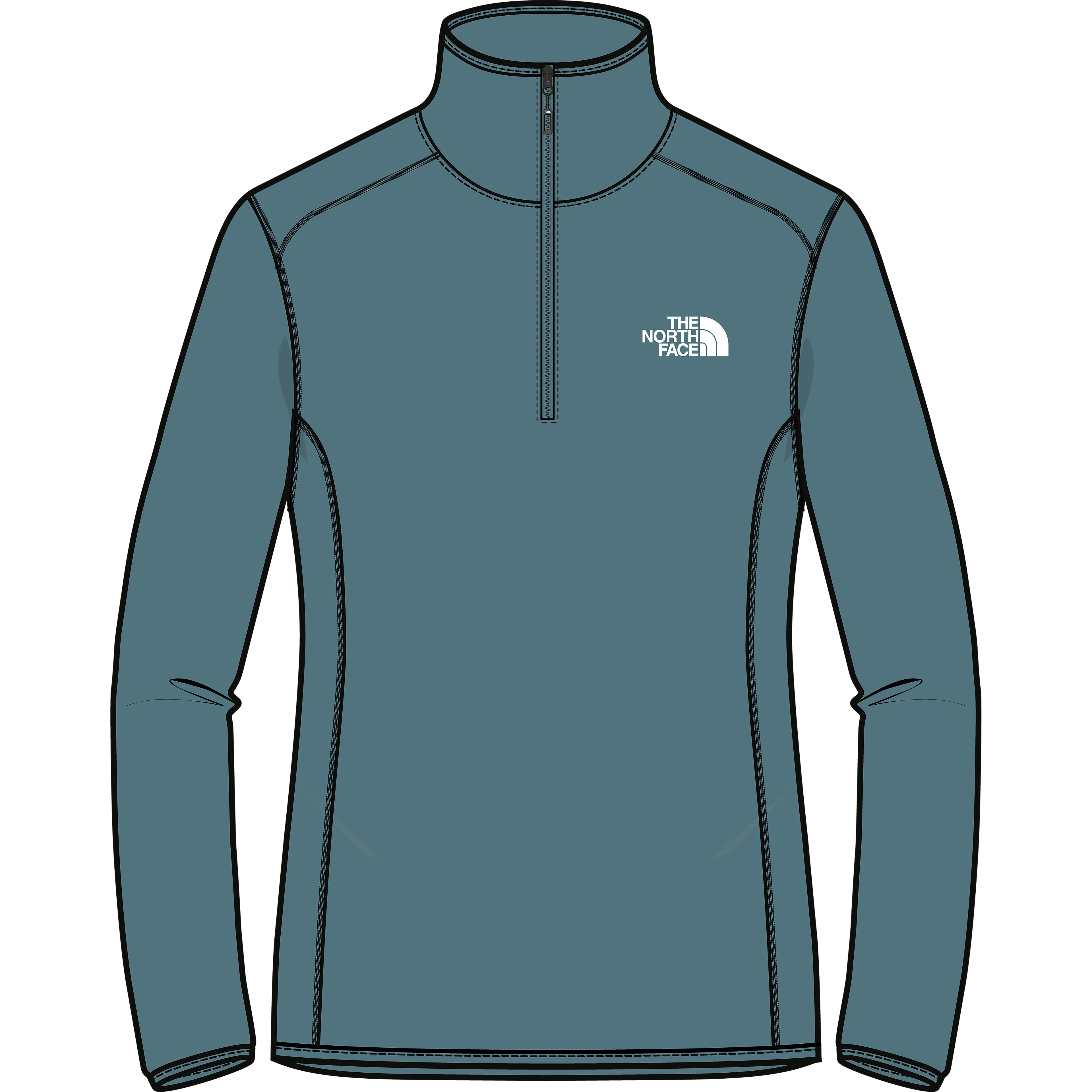 100 Glacier 1/4 Zip fleecegenser dame 100 Glacier 1/4 Zip fleecegenser dame