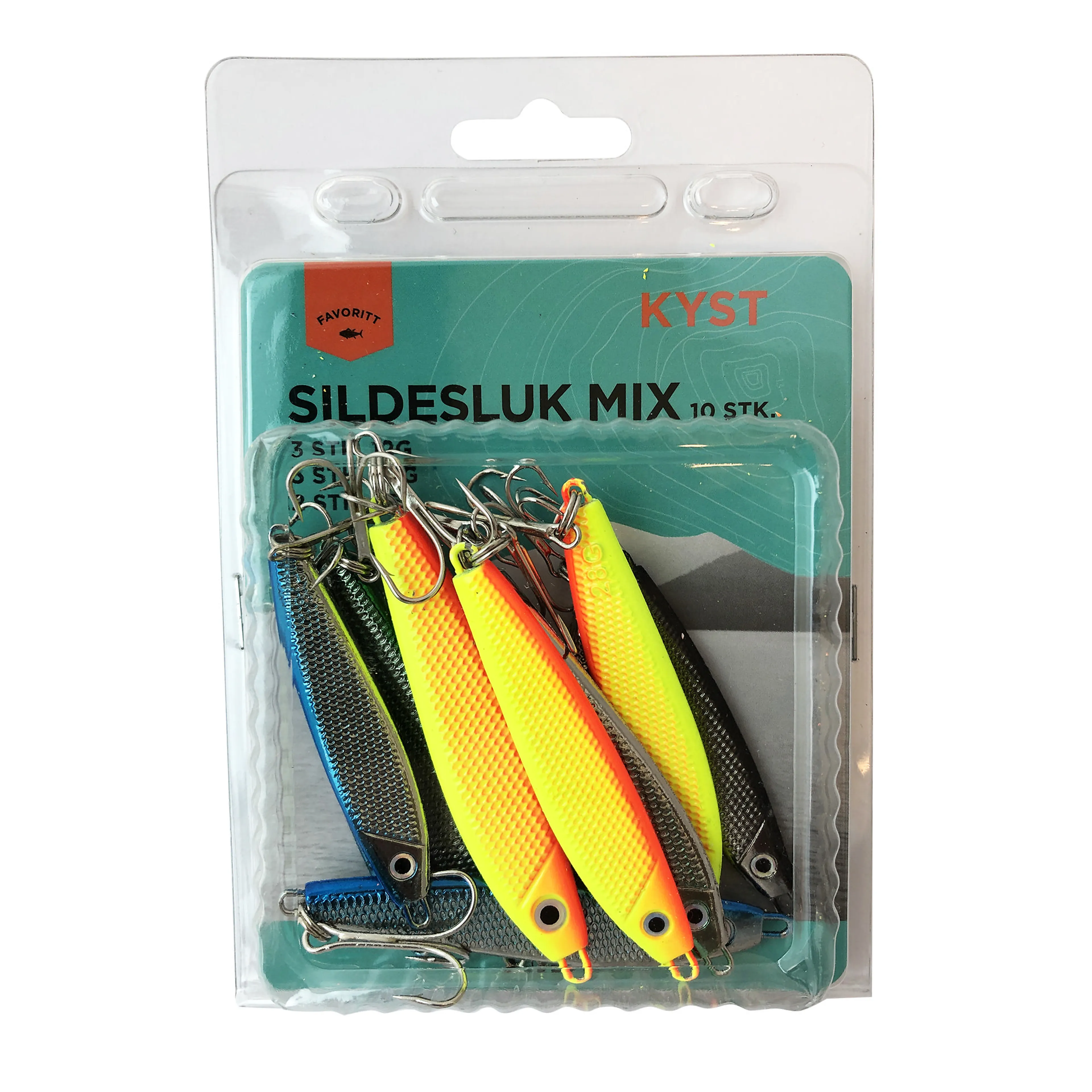 SILDESLUK MIX 10PCS KYST