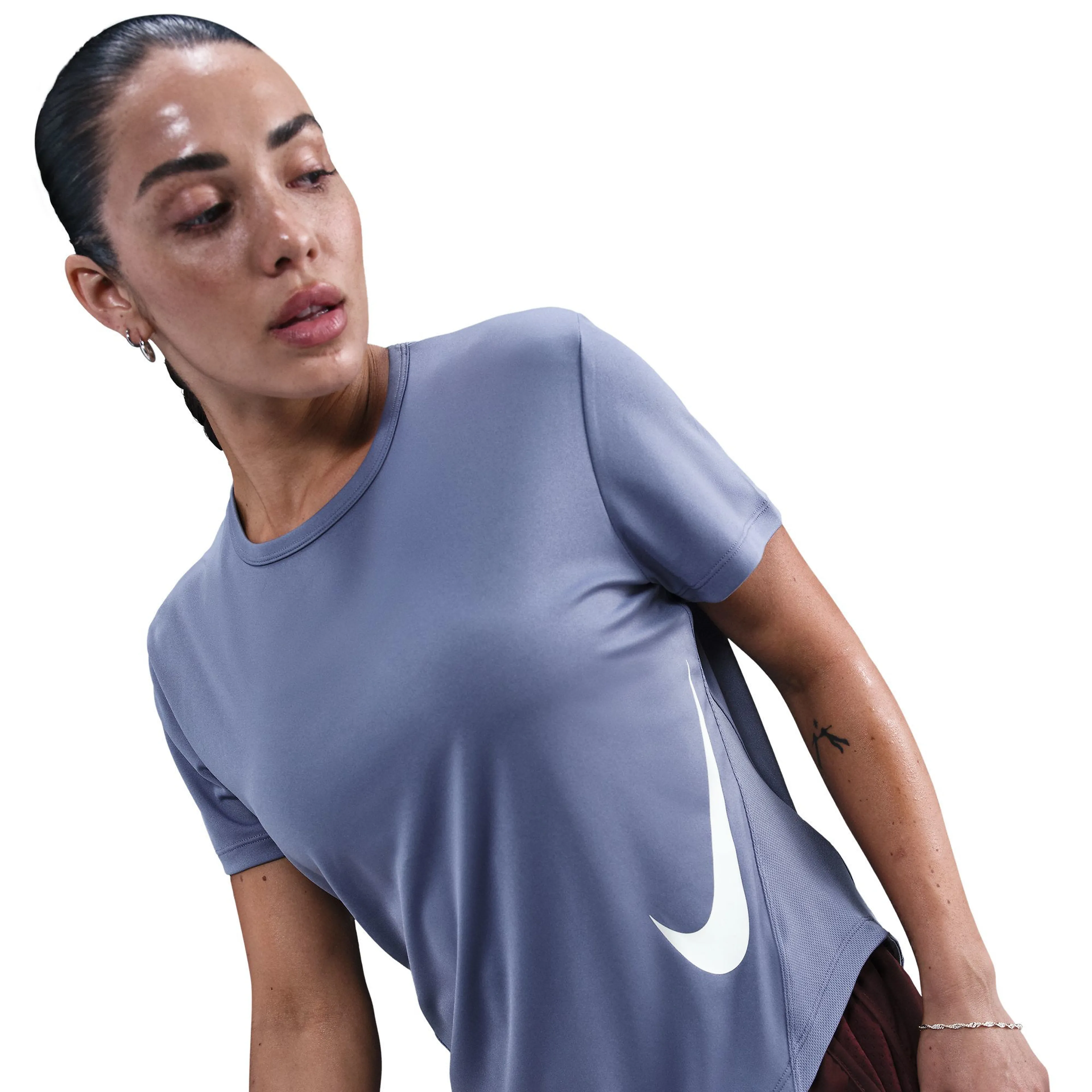 Tempo Swoosh Women's Dri-FIT Short-Sleeve Running Top