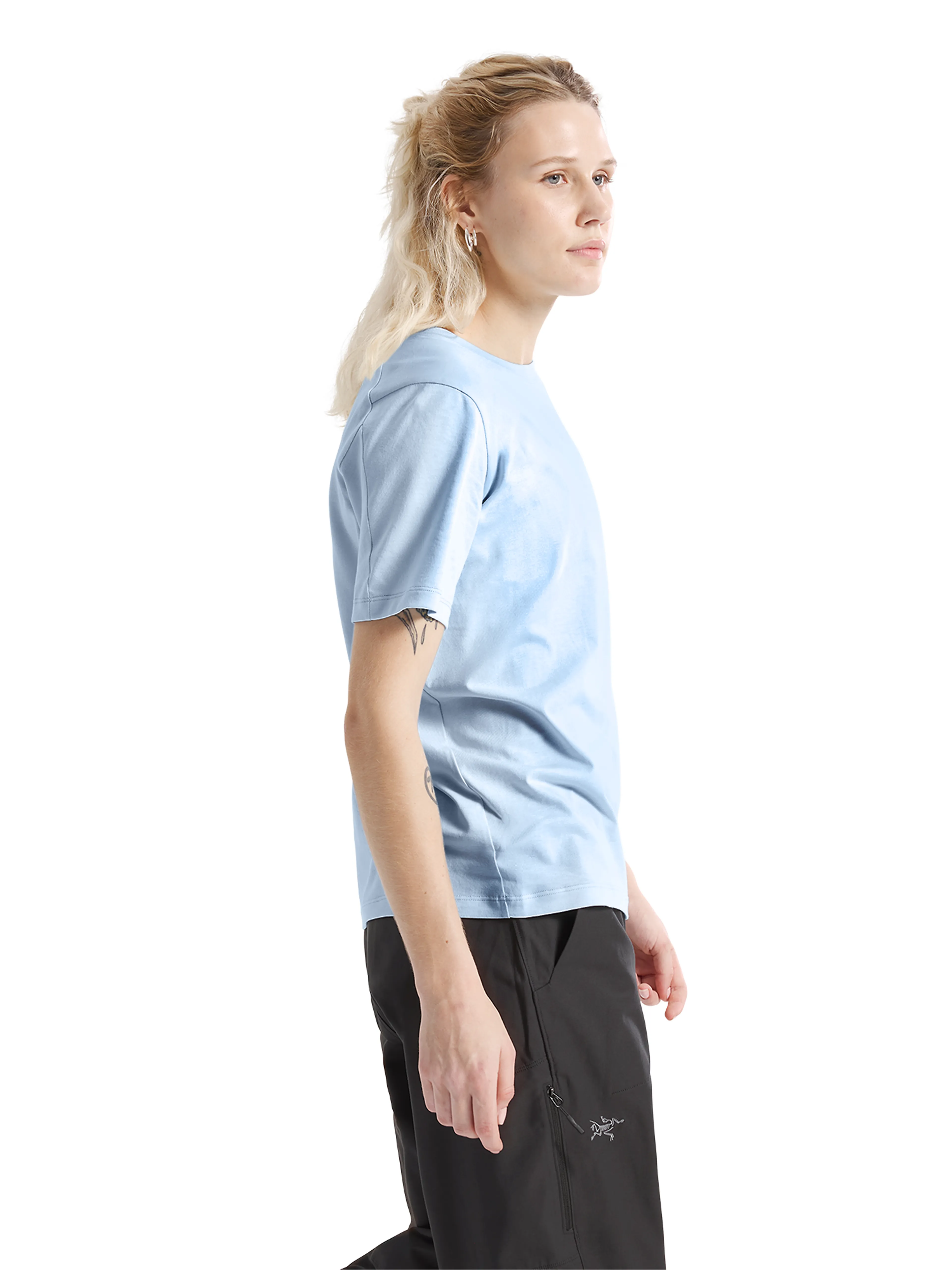 Kragg SL Cotton Emblem Crew SS W