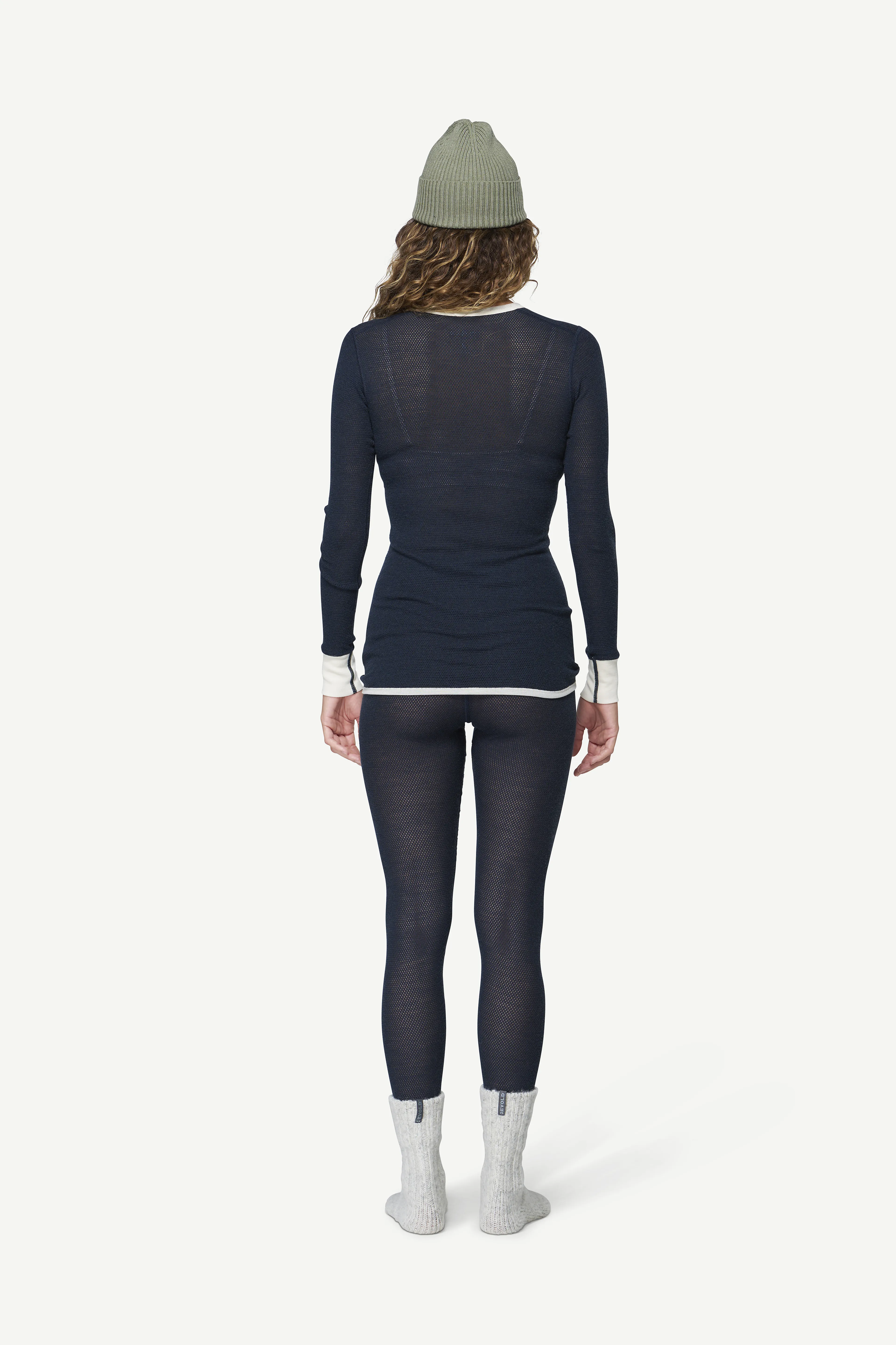 WOOL MESH WOMAN SHIRT